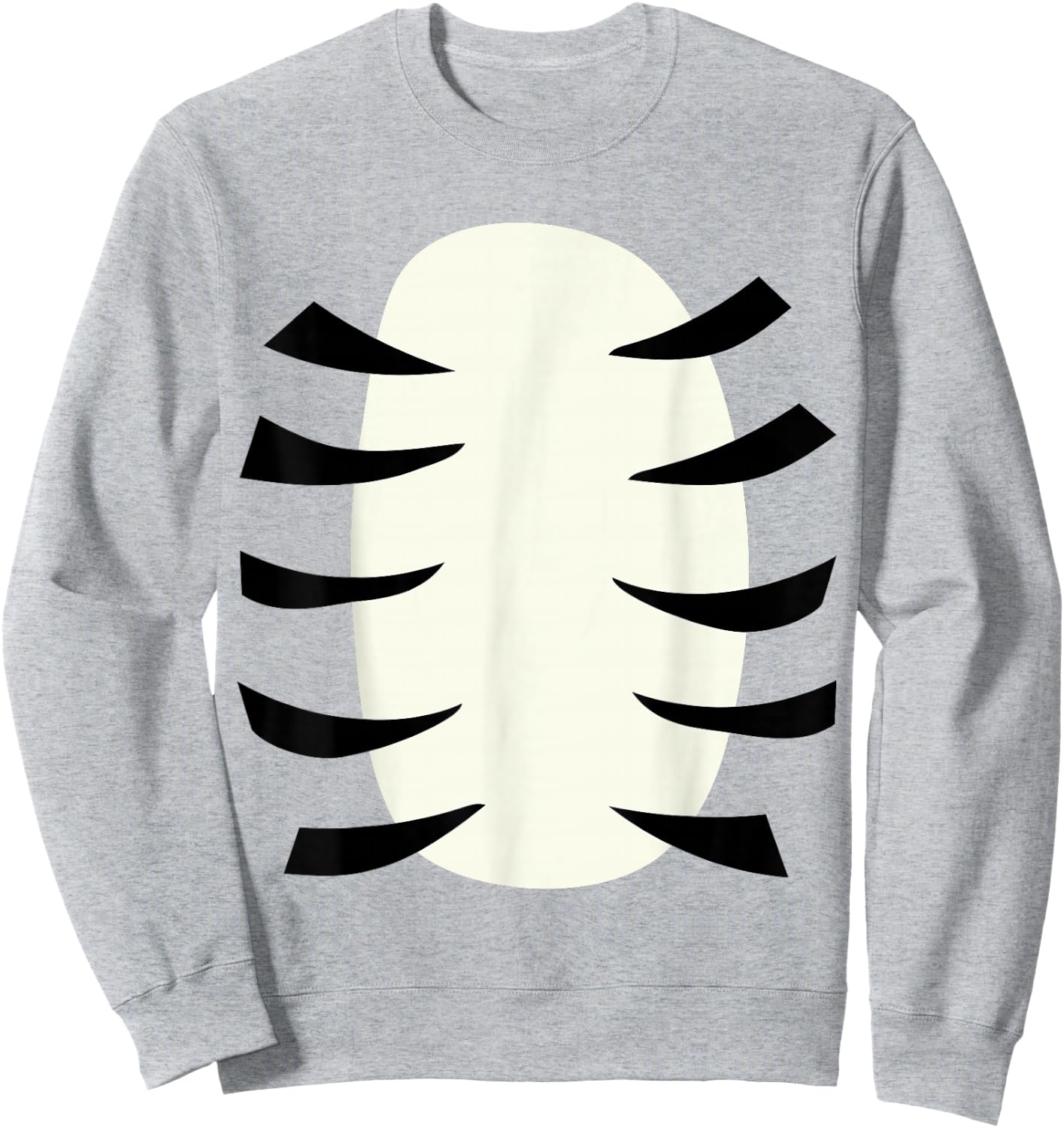 Funny lazy DIY tiger belly costume for halloween party Sweatshirt - Sweatshirt | Ash