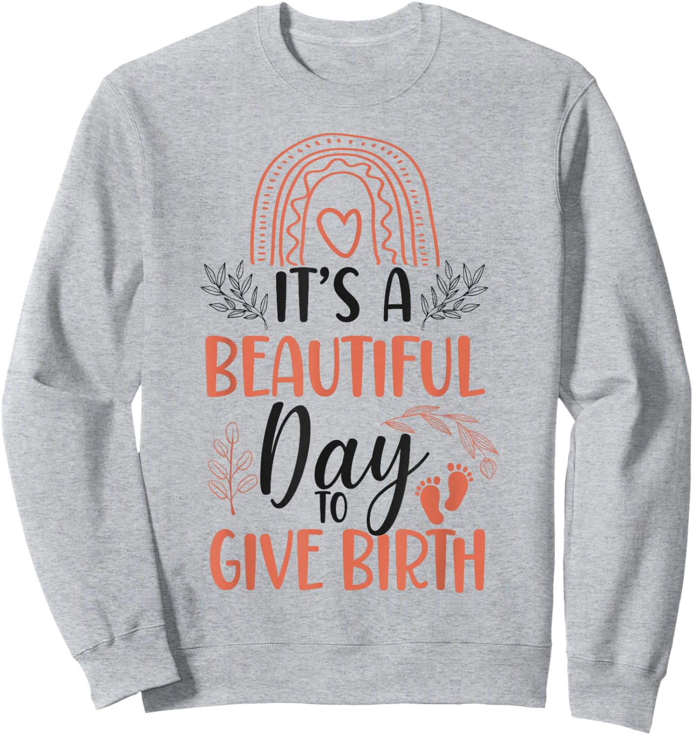 LD Labour And Delivery Nurse Midwife Birth Worker Doula Sweatshirt - Sweatshirt | Ash