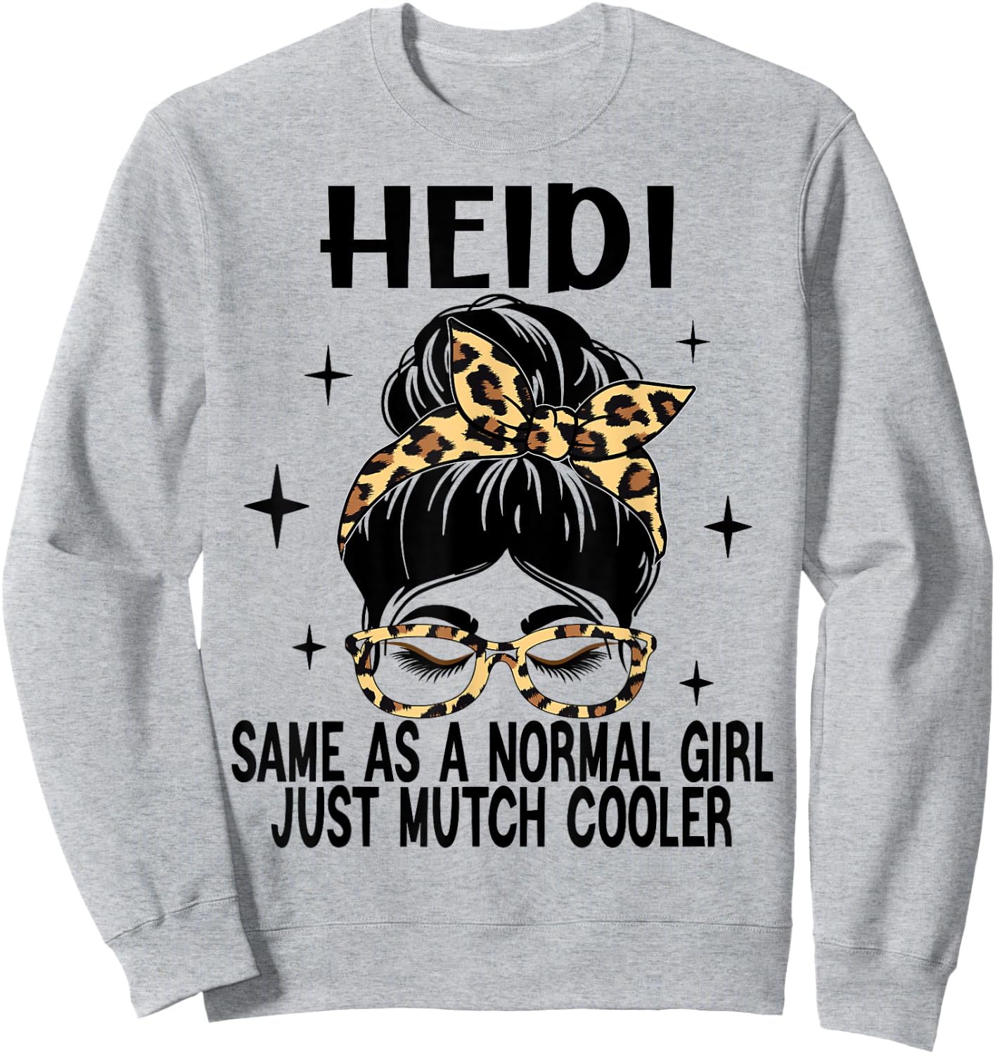 HEIDI Costume Cute Definition Personalized Name HEIDI Sweatshirt - Sweatshirt | Ash