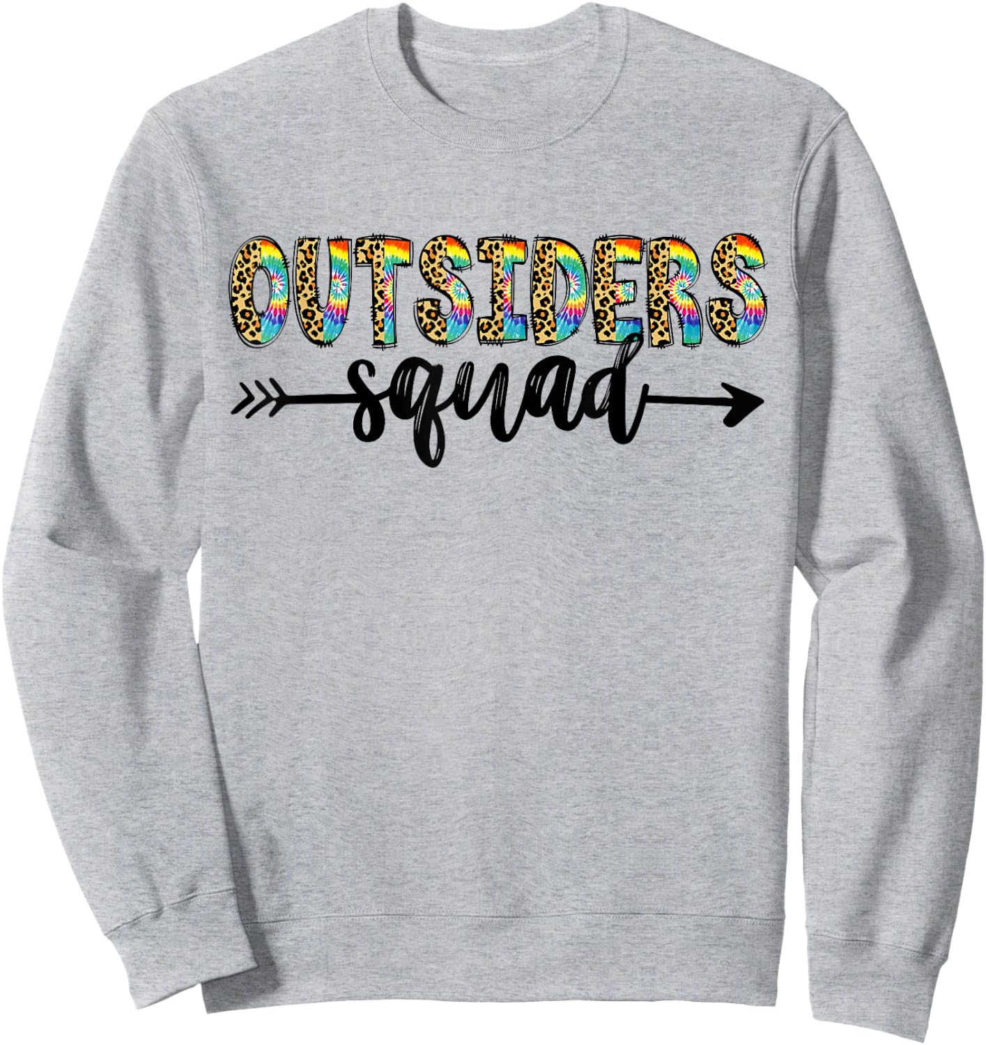 Outsiders Squad Back To School Matching Teacher Student Sweatshirt - Sweatshirt | Ash
