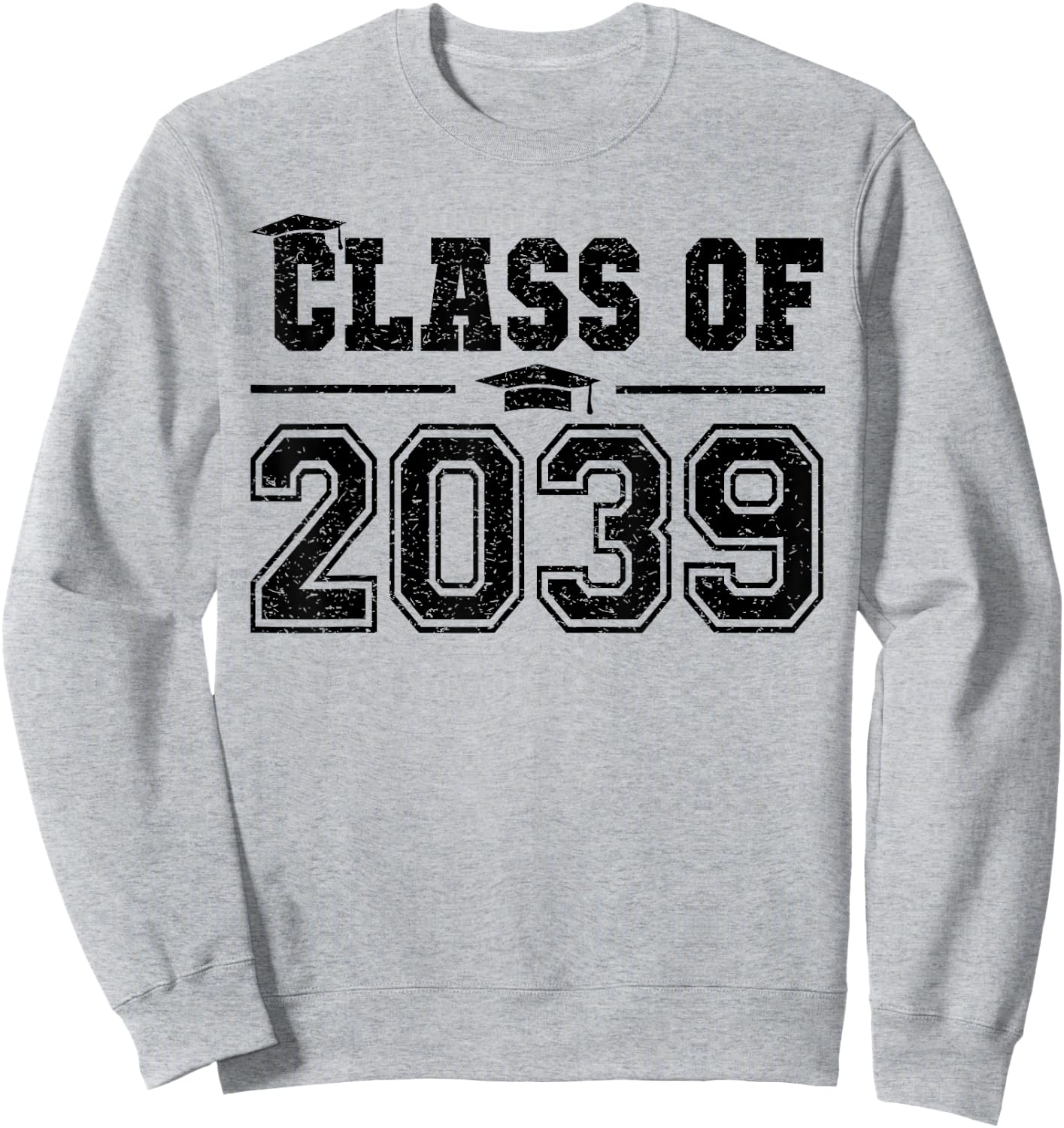 Class of 2039 Grow With Me Graduation First Day of School Sweatshirt - Sweatshirt | Ash