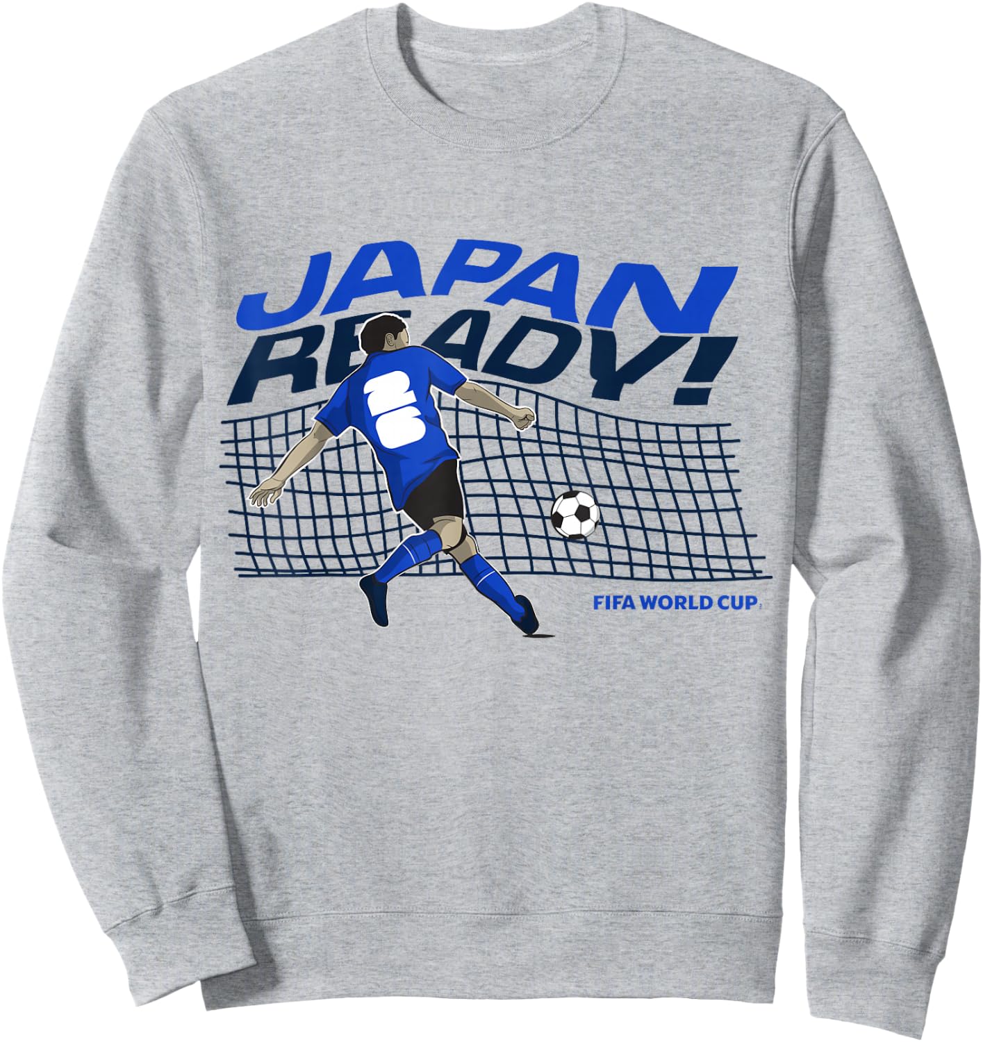 FIFA WORLD CUP26 Qualifier Japan Ready Sweatshirt - Sweatshirt | Ash