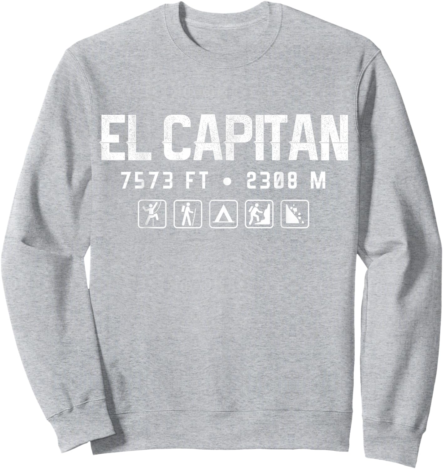 El Capitan, California (Yosemite National Park) Shirt Sweatshirt - Sweatshirt | Ash