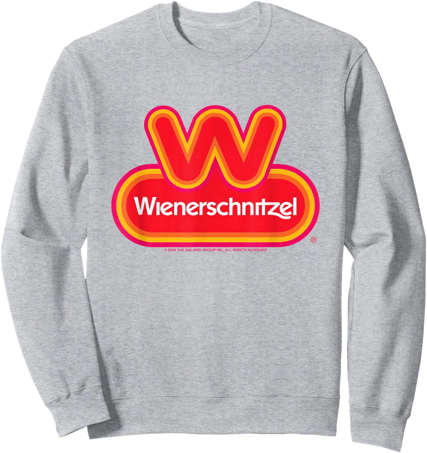 Wienerschnitzel Classic Logo Chest Emblem Sweatshirt - Sweatshirt | Ash