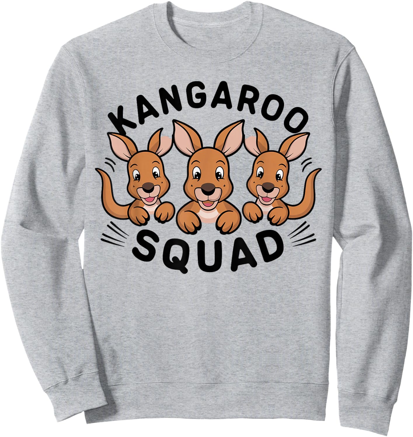 Australian Kangaroo Squad for Aussie | Kids Kangaroo Sweatshirt - Sweatshirt | Ash
