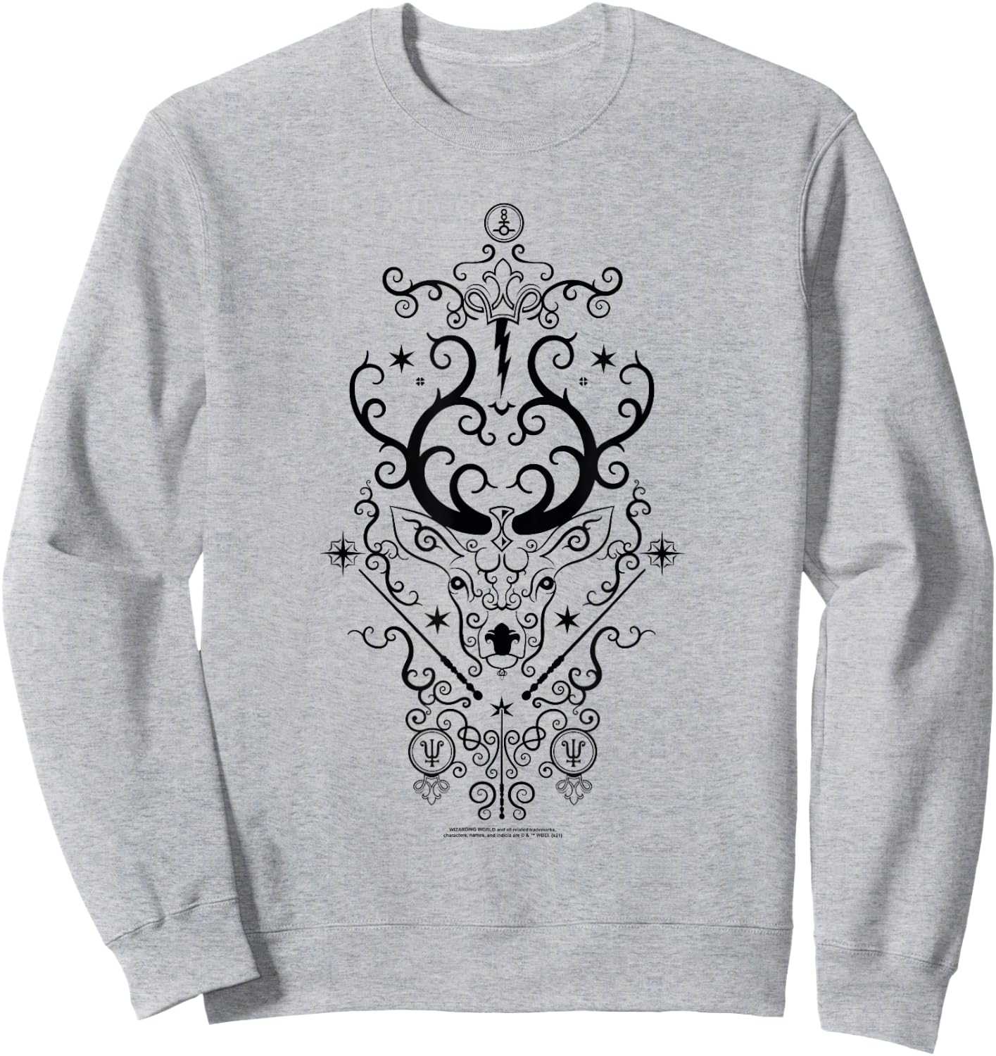 Harry Potter Stag Patronus Sweatshirt - Sweatshirt | Ash