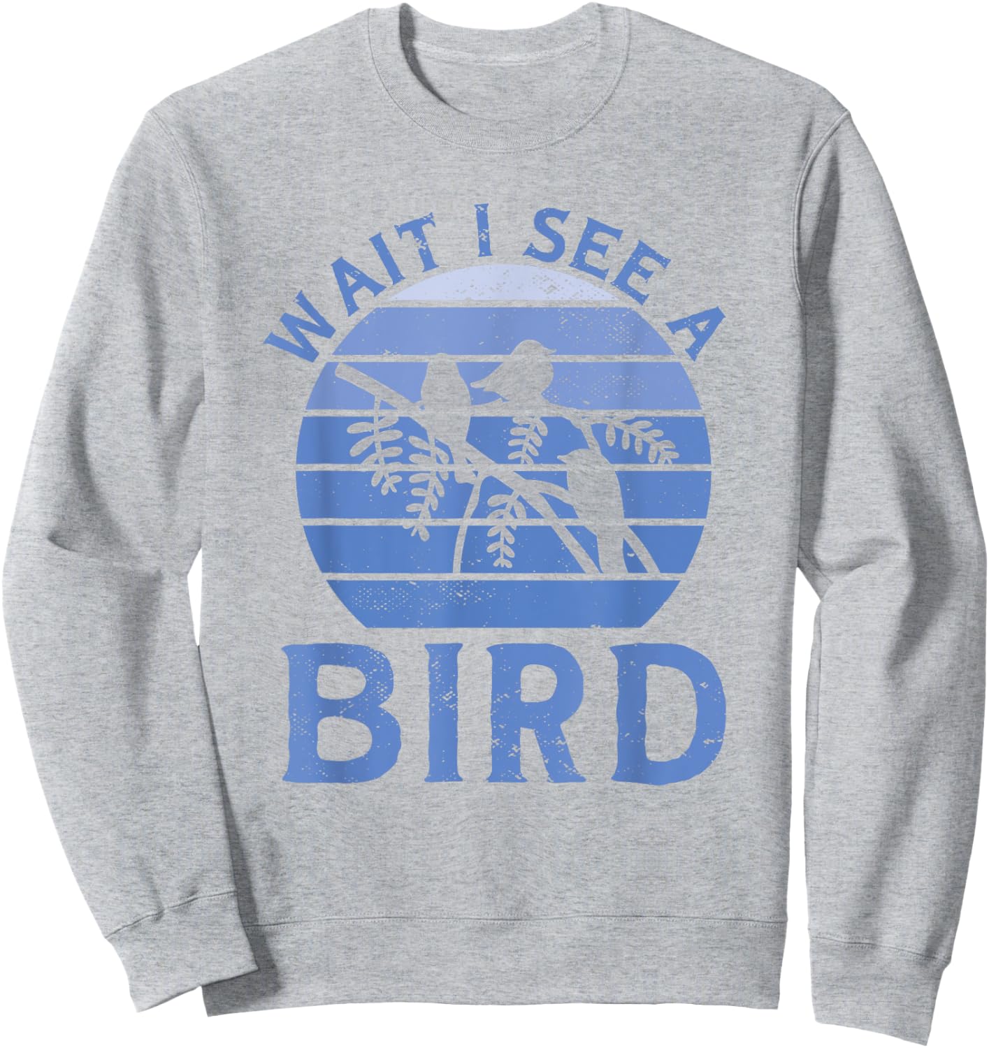 Bird Watching Wait I See A Bird Birding Sweatshirt - Sweatshirt | Ash