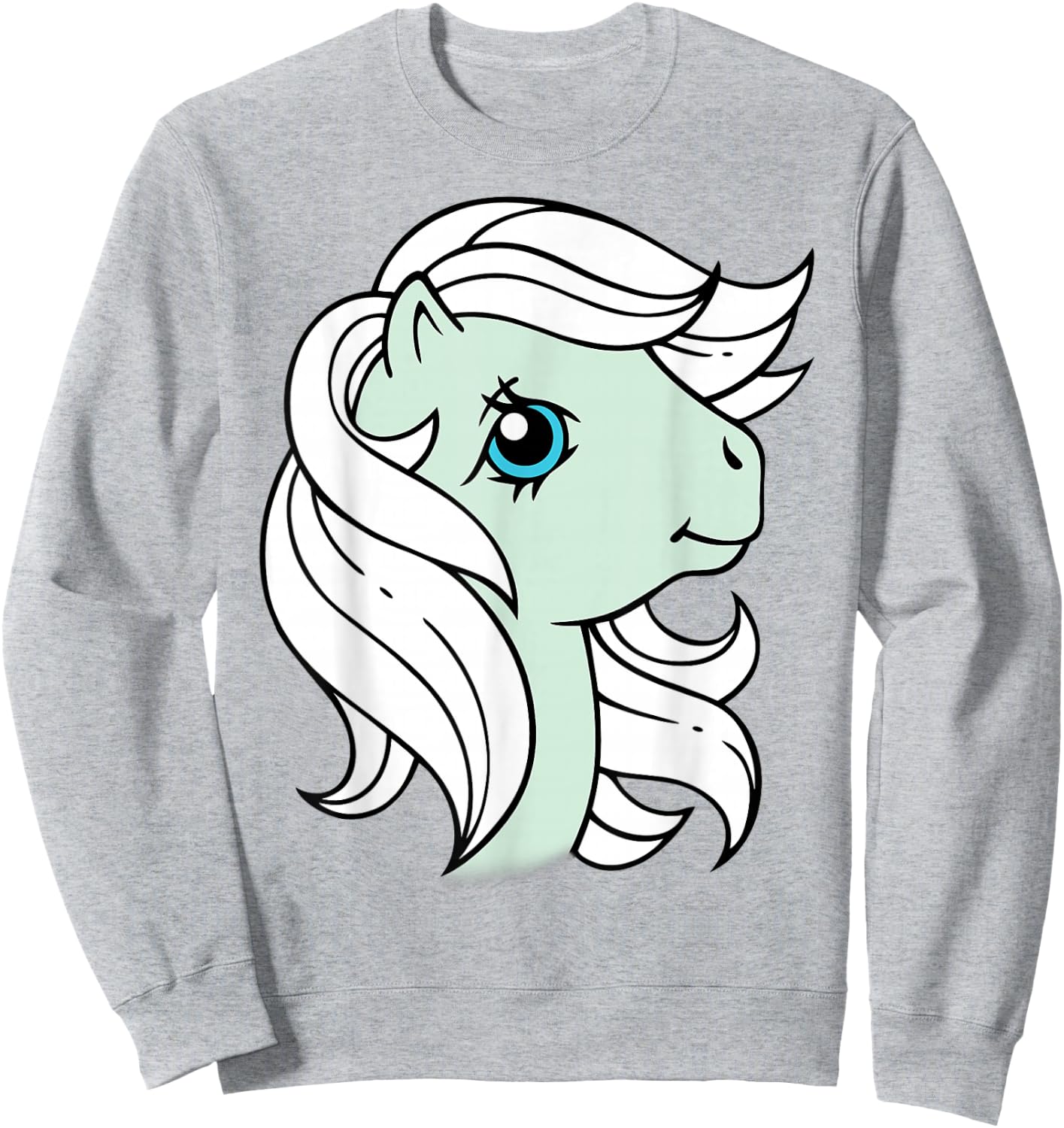 My Little Pony Minty Big Face Sweatshirt - Sweatshirt | Ash