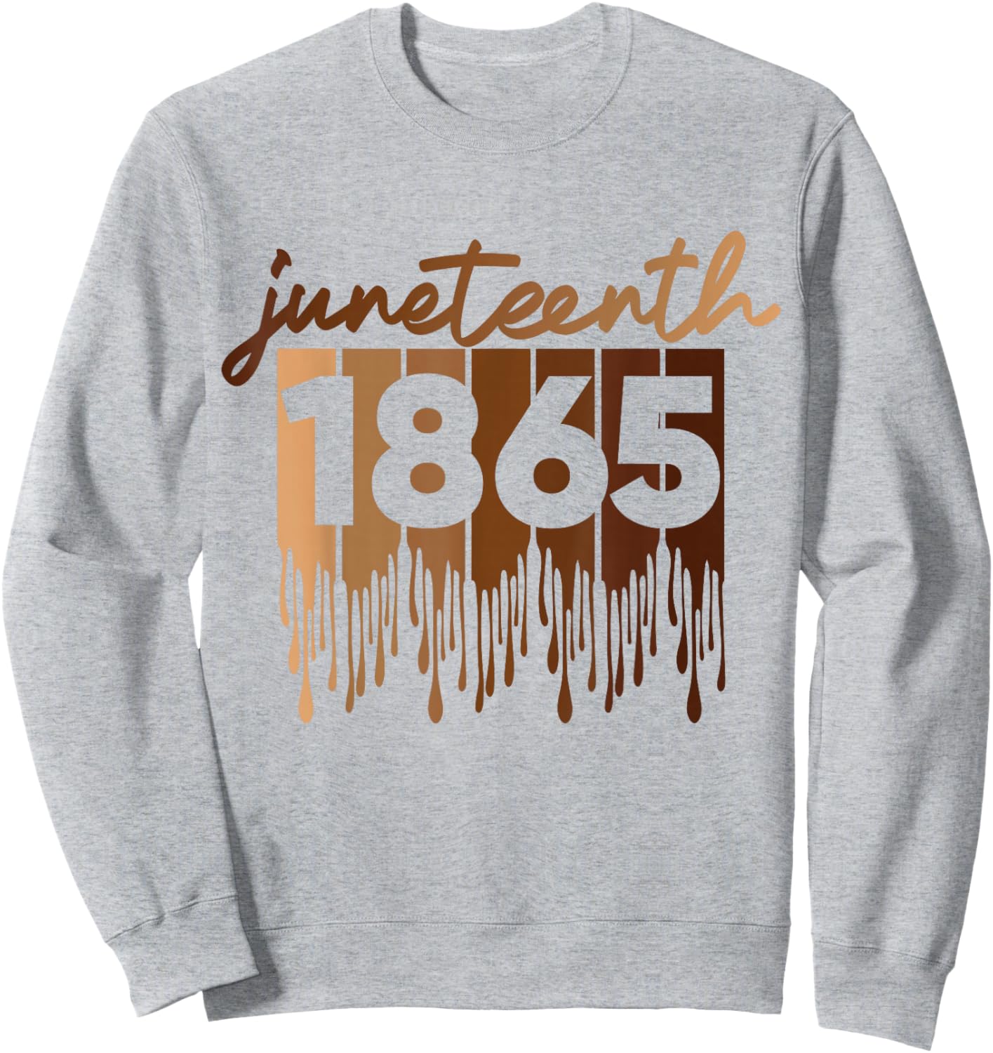 Happy Juneteenth Is My Independence Day Free ish Black Men Sweatshirt - Sweatshirt | Ash