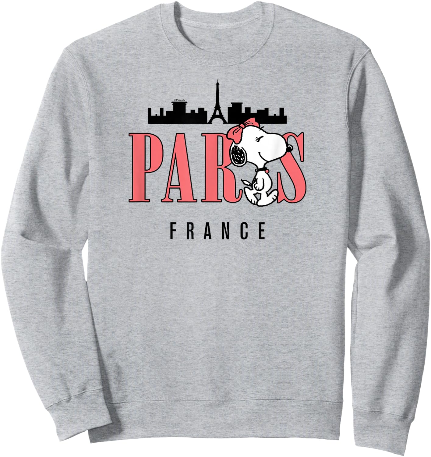 Peanuts - Belle Paris France Sweatshirt - Sweatshirt | Ash