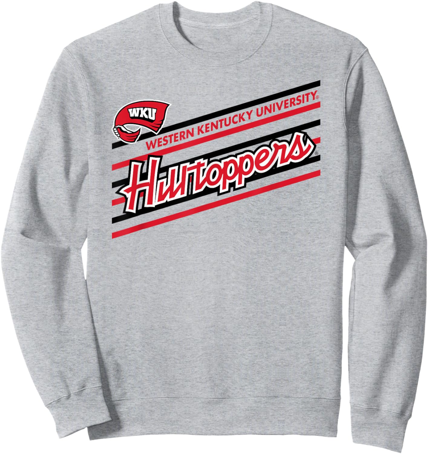 Western Kentucky Hilltoppers Retro Performer Gray Sweatshirt - Sweatshirt | Ash
