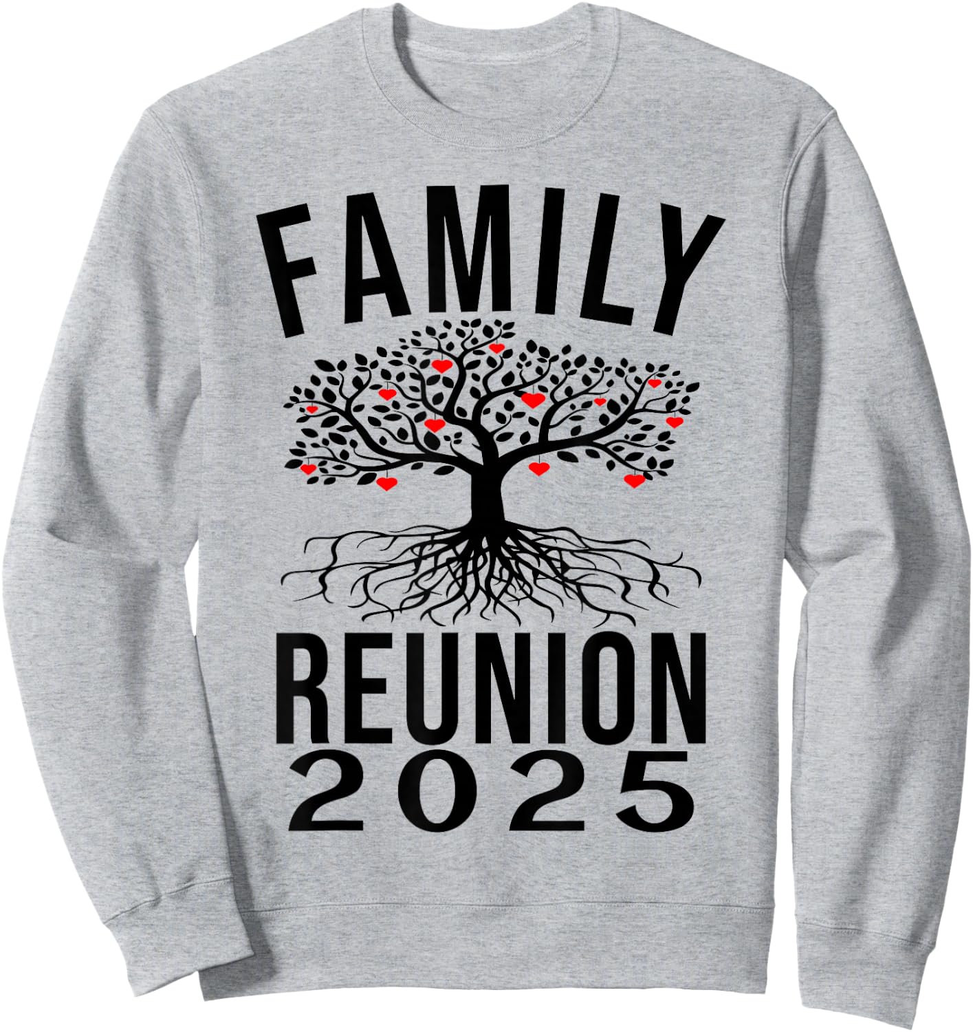 Family Reunion 2025 Family Reunion Vacation Matching Group Sweatshirt - Sweatshirt | Ash
