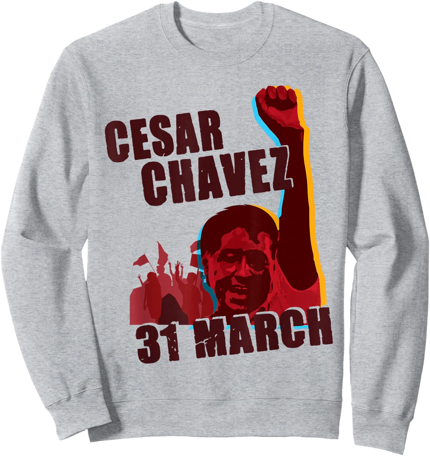 31 March Holiday Gift I Si Se Puede Sweatshirt - Sweatshirt | Ash