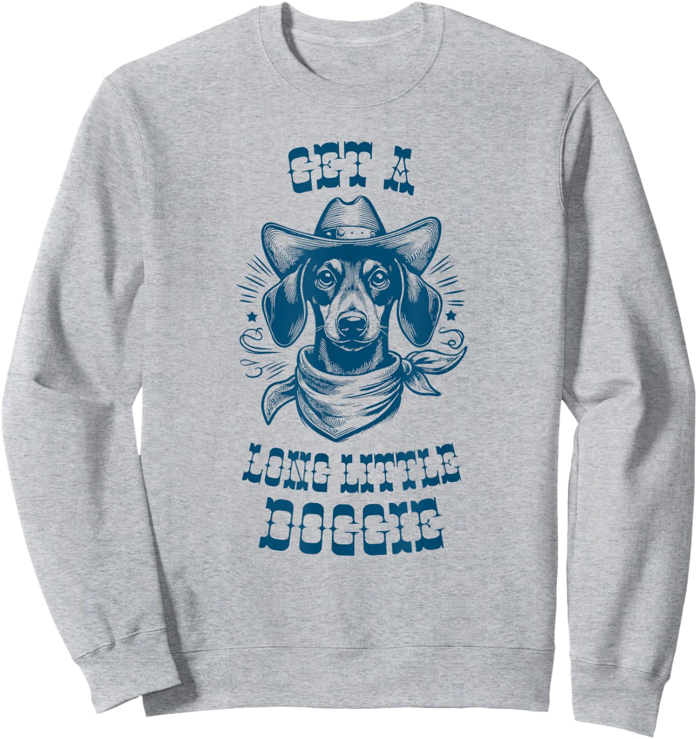 Get A Long Little Doggie 1-MDBL Sweatshirt - Sweatshirt | Ash