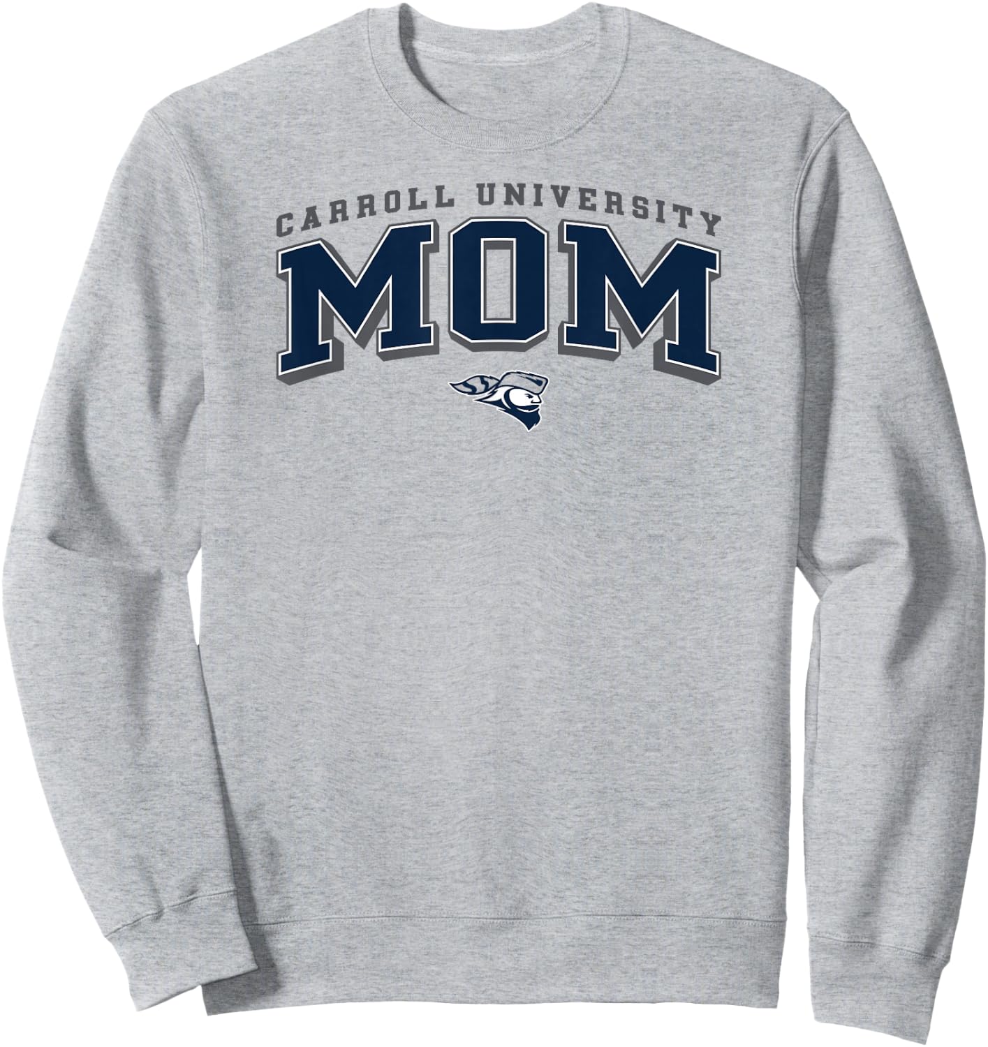 Carroll Pioneers Mom Arch Orange Officially Licensed Sweatshirt - Sweatshirt | Ash