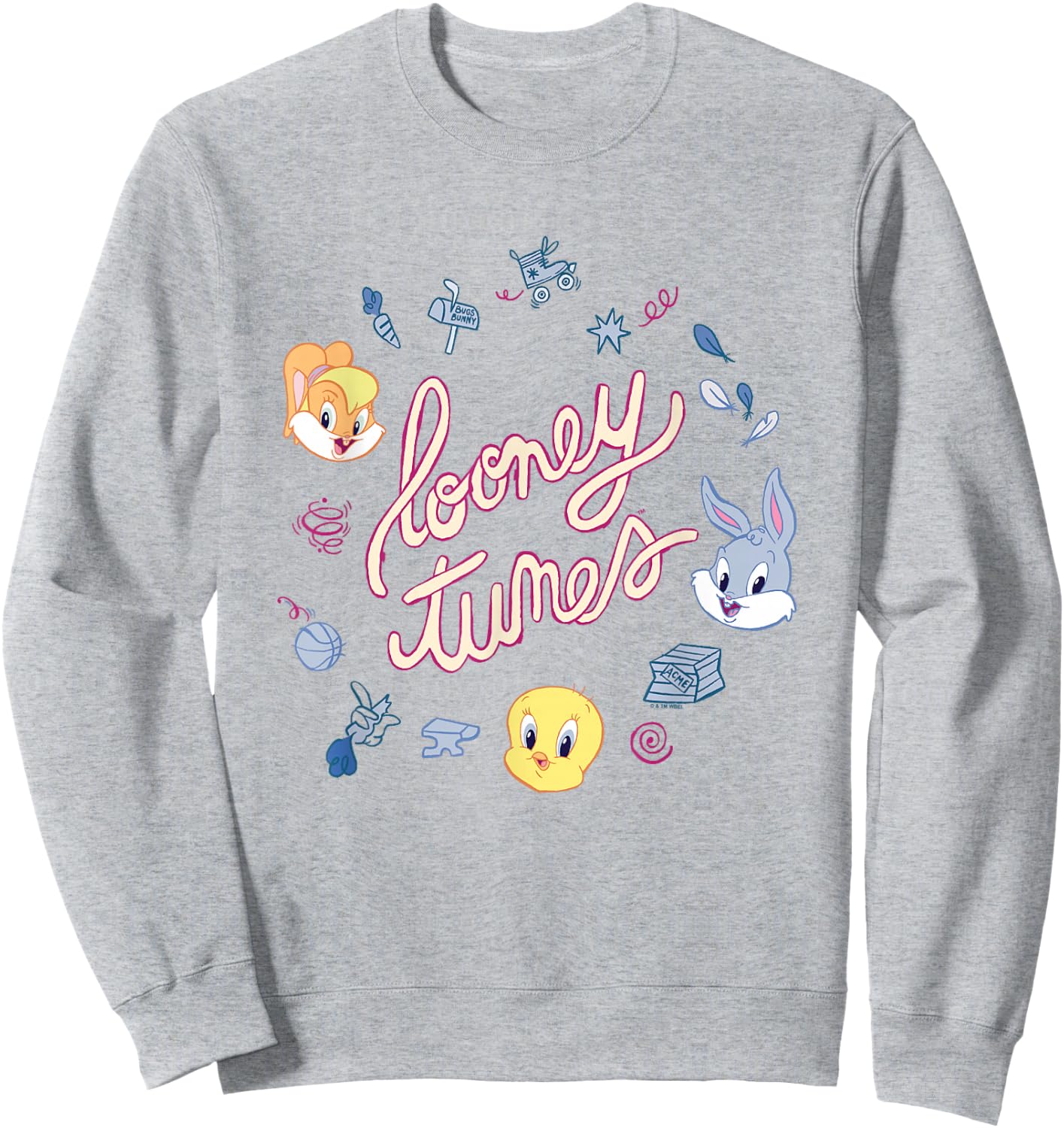 Looney Tunes Baby Looney Tunes Lola Bugs & Tweety Sweatshirt - Sweatshirt | Ash