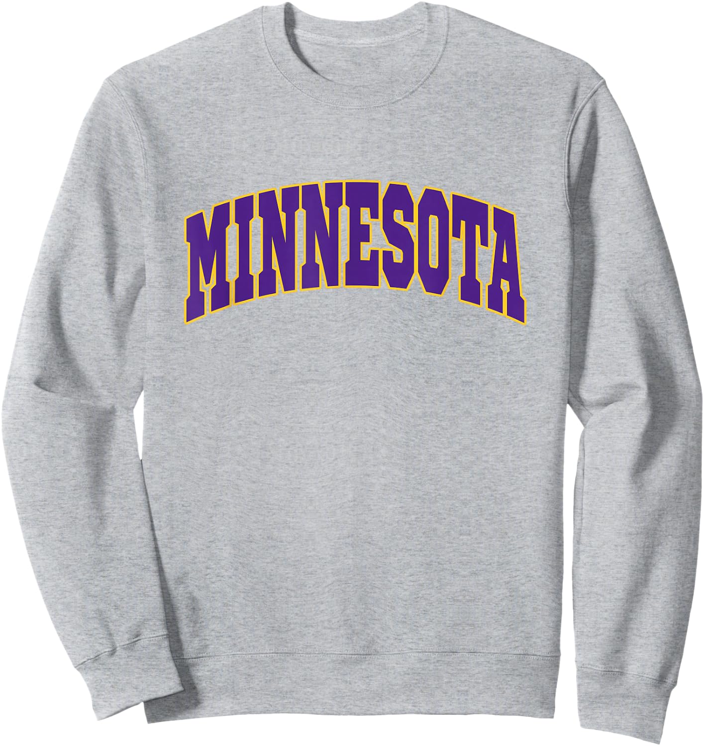 Graphic Apparel Co. - MINNESOTA - Classic White -Kids Sweatshirt - Sweatshirt | Ash