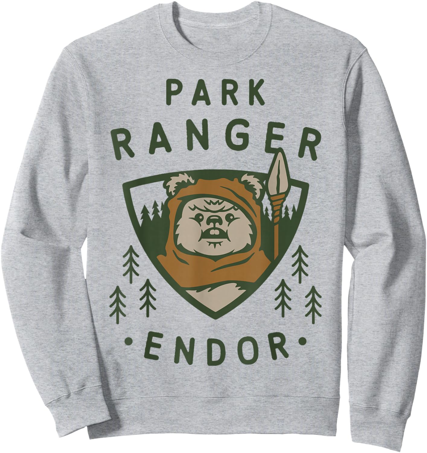 Star Wars Ewok Park Ranger Endor Sweatshirt - Sweatshirt | Ash