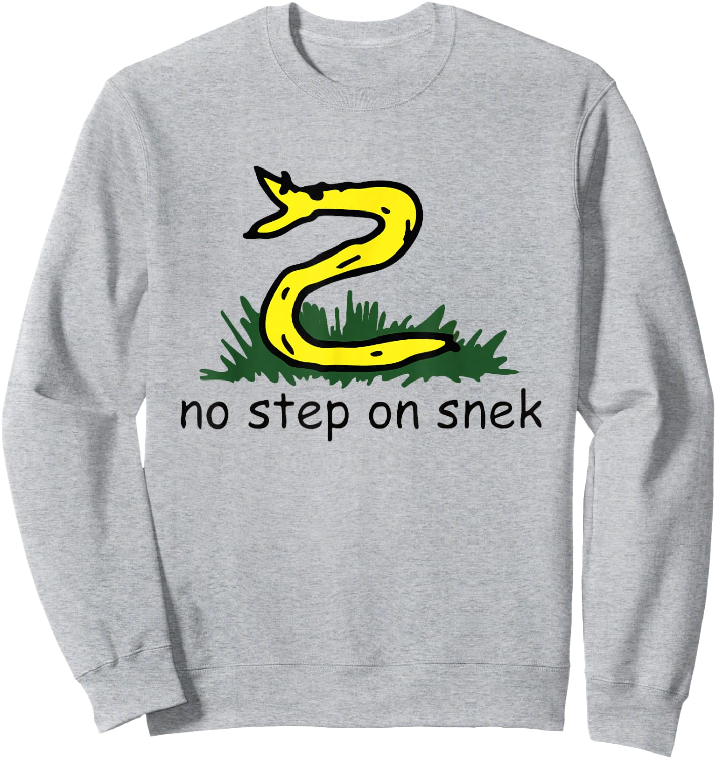 No Step On Snek Sweatshirt - Sweatshirt | Ash