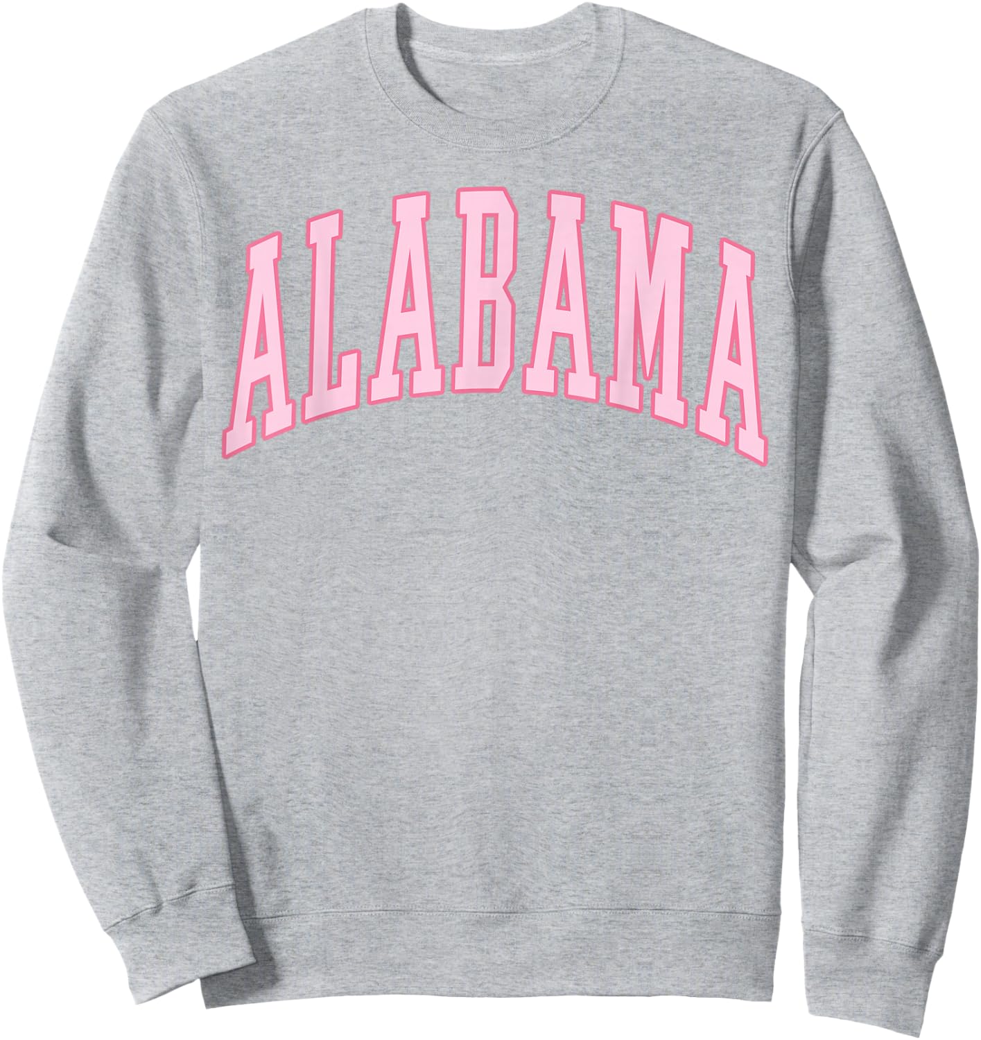 Alabama Vintage Preppy Varsity Pink Sports Sweatshirt - Sweatshirt | Ash