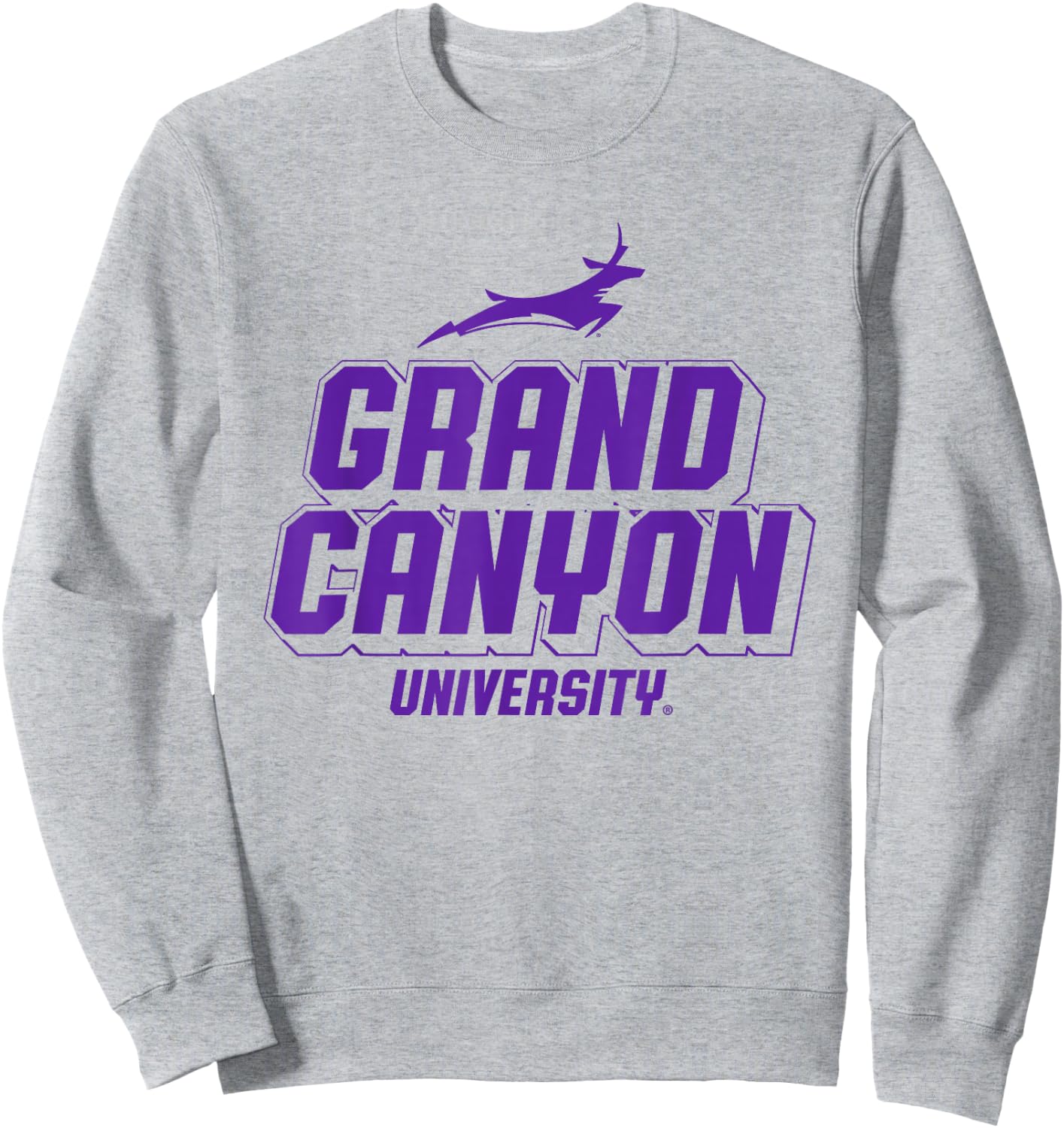 Grand Canyon Lopes | Official NCAA Merch | NCAFGCU005_A Sweatshirt - Sweatshirt | Ash