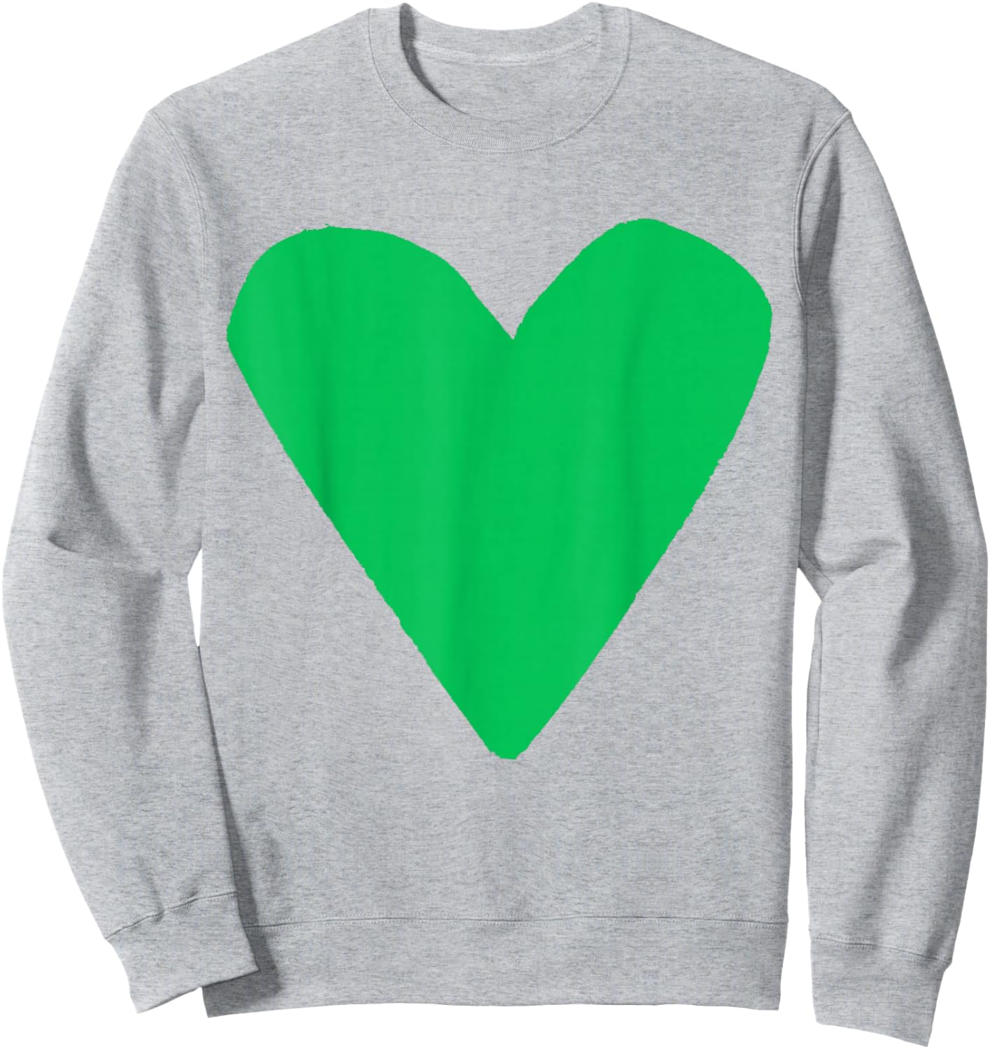 Green Heart Pink Sweatshirt - Sweatshirt | Ash