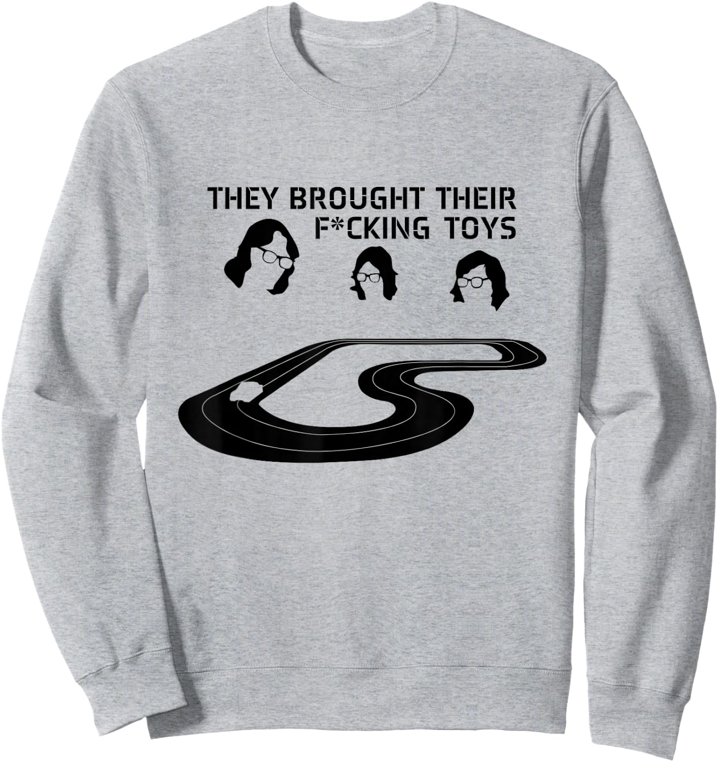 Slap Shot Brothers - They Brought Their Toys Shirt Sweatshirt - Sweatshirt | Ash