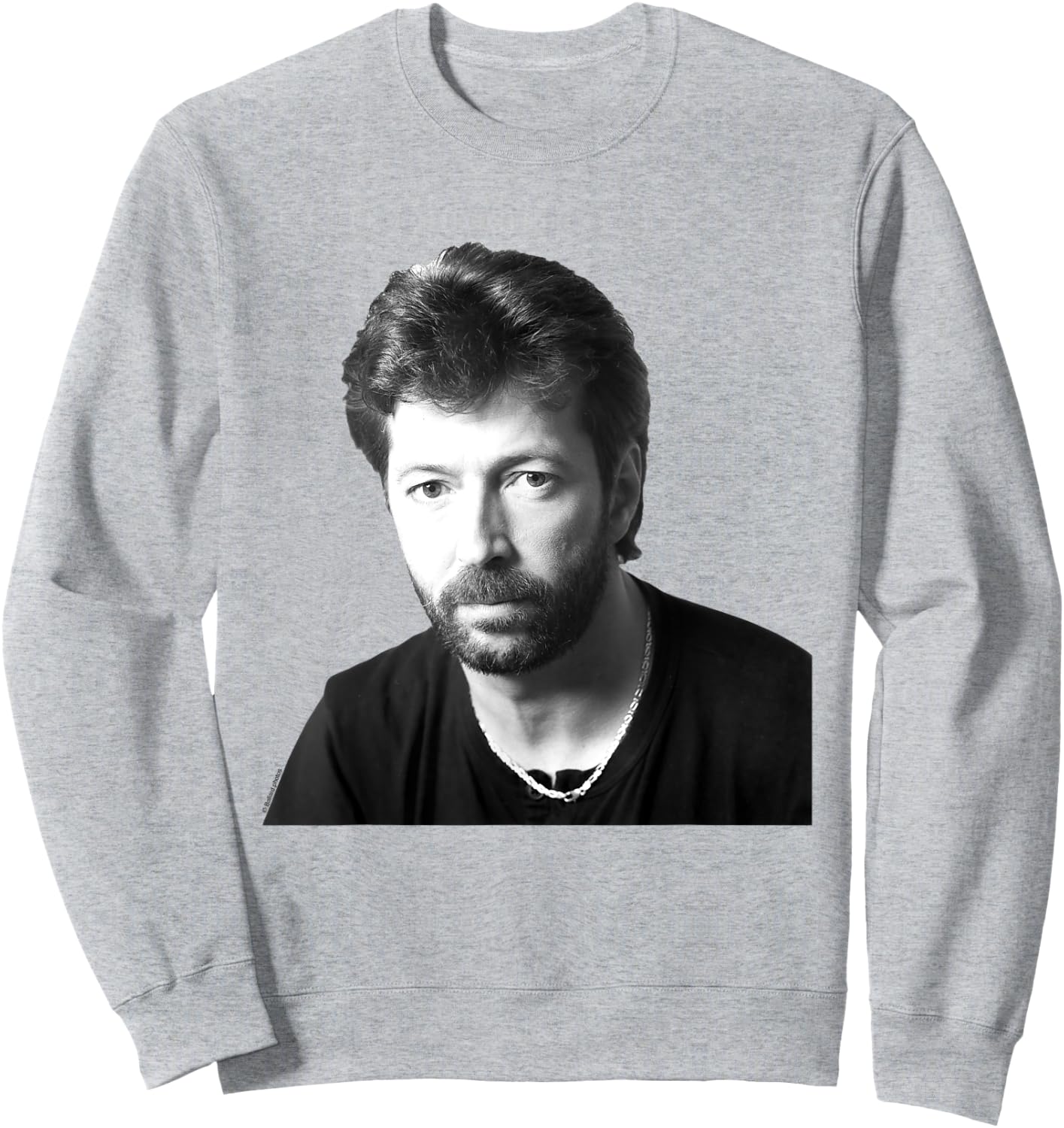 Eric Clapton Portrait 1985 By Allan Ballard Sweatshirt - Sweatshirt | Ash