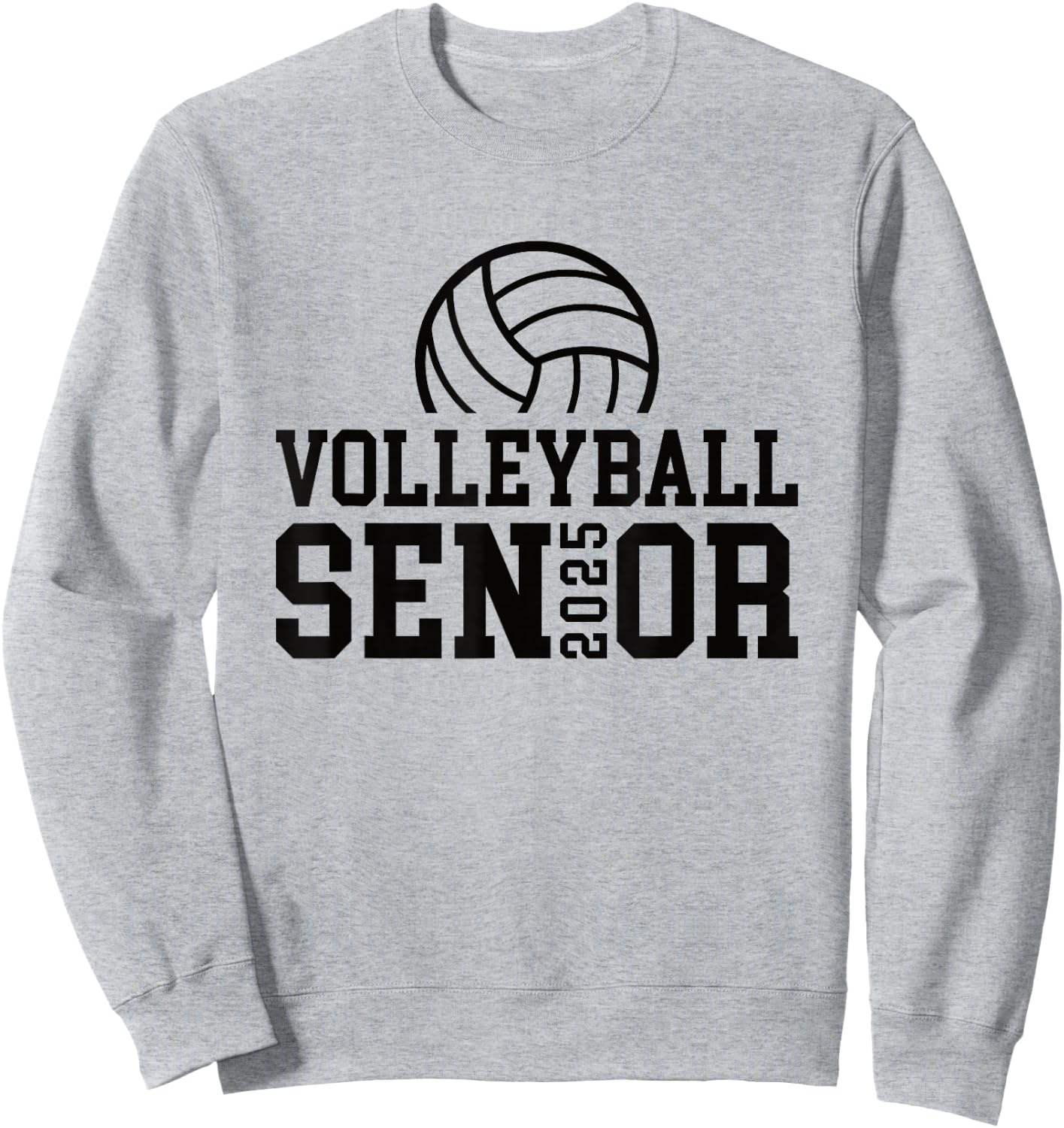 Class of 2025 Volleyball Senior Night Sweatshirt - Sweatshirt | Ash