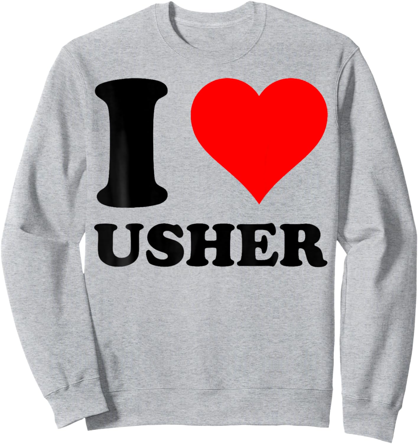Retro Usher First Name Personalized In My Usher Era Sweatshirt - Sweatshirt | Ash