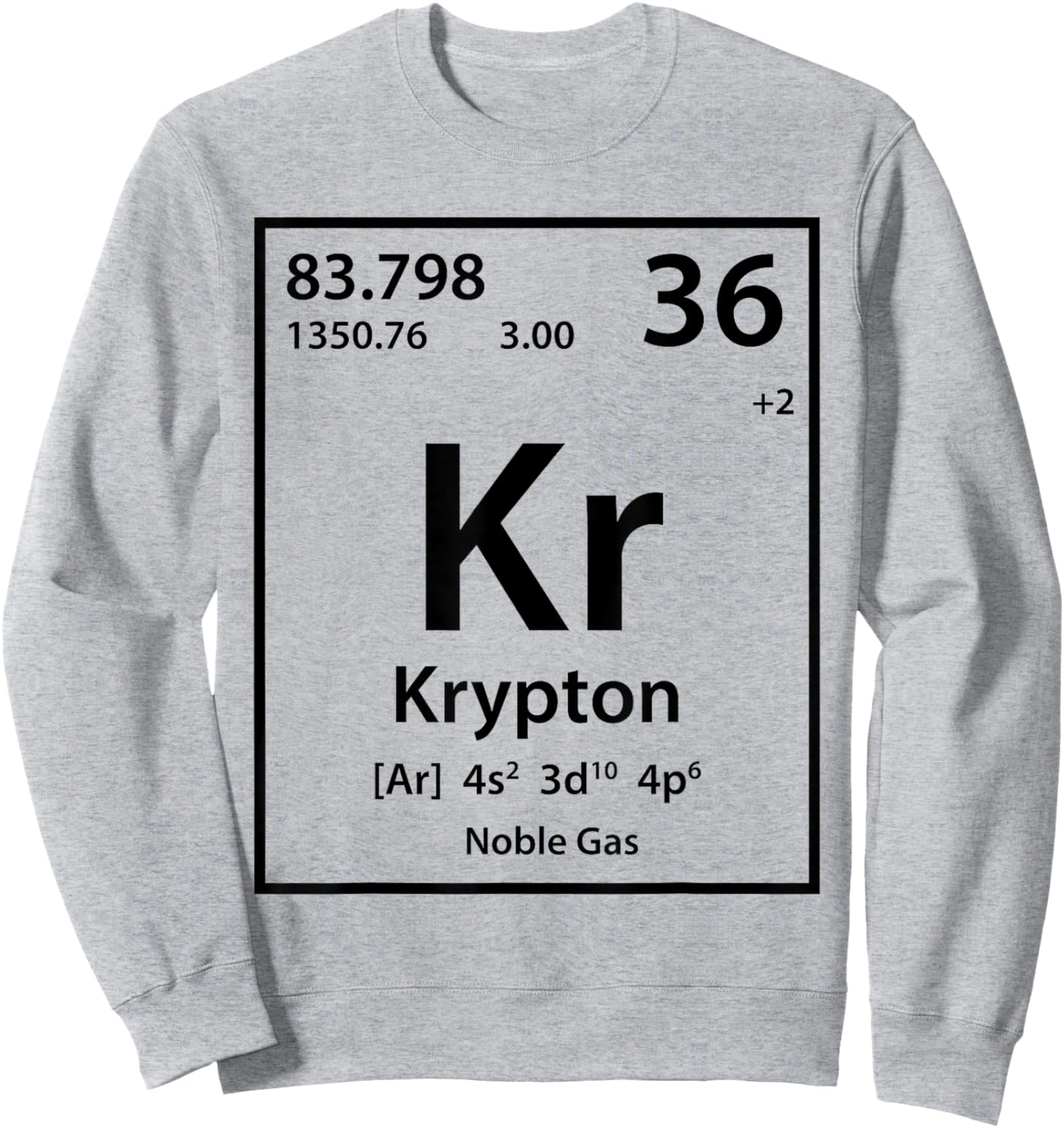 Krypton Element (black) Sweatshirt - Sweatshirt | Ash