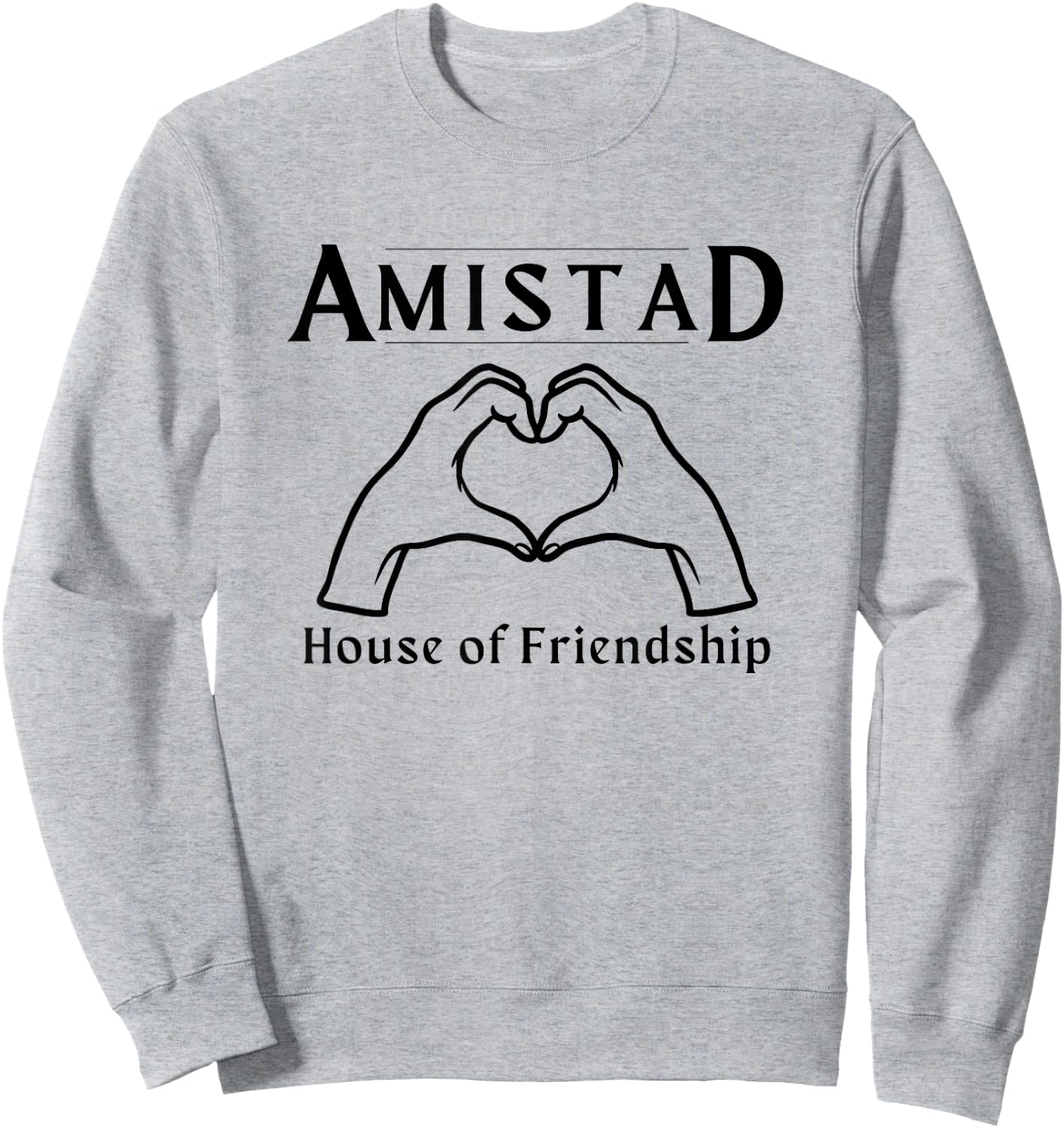 AMISTAD House of Friendship, RCA Friendly School Spirit AMI Sweatshirt - Sweatshirt | Ash