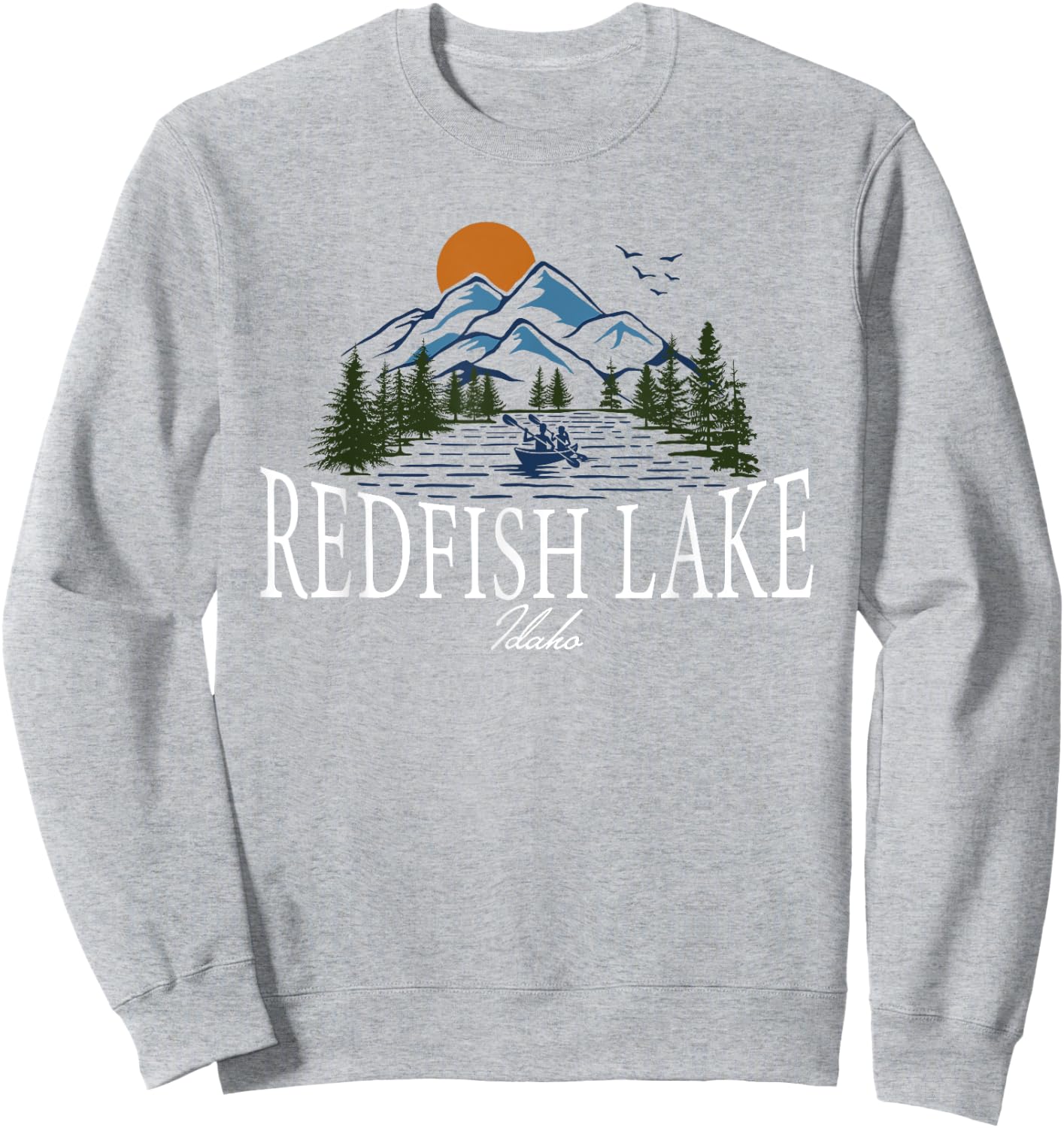 Redfish Lake Idaho Sweatshirt - Sweatshirt | Ash