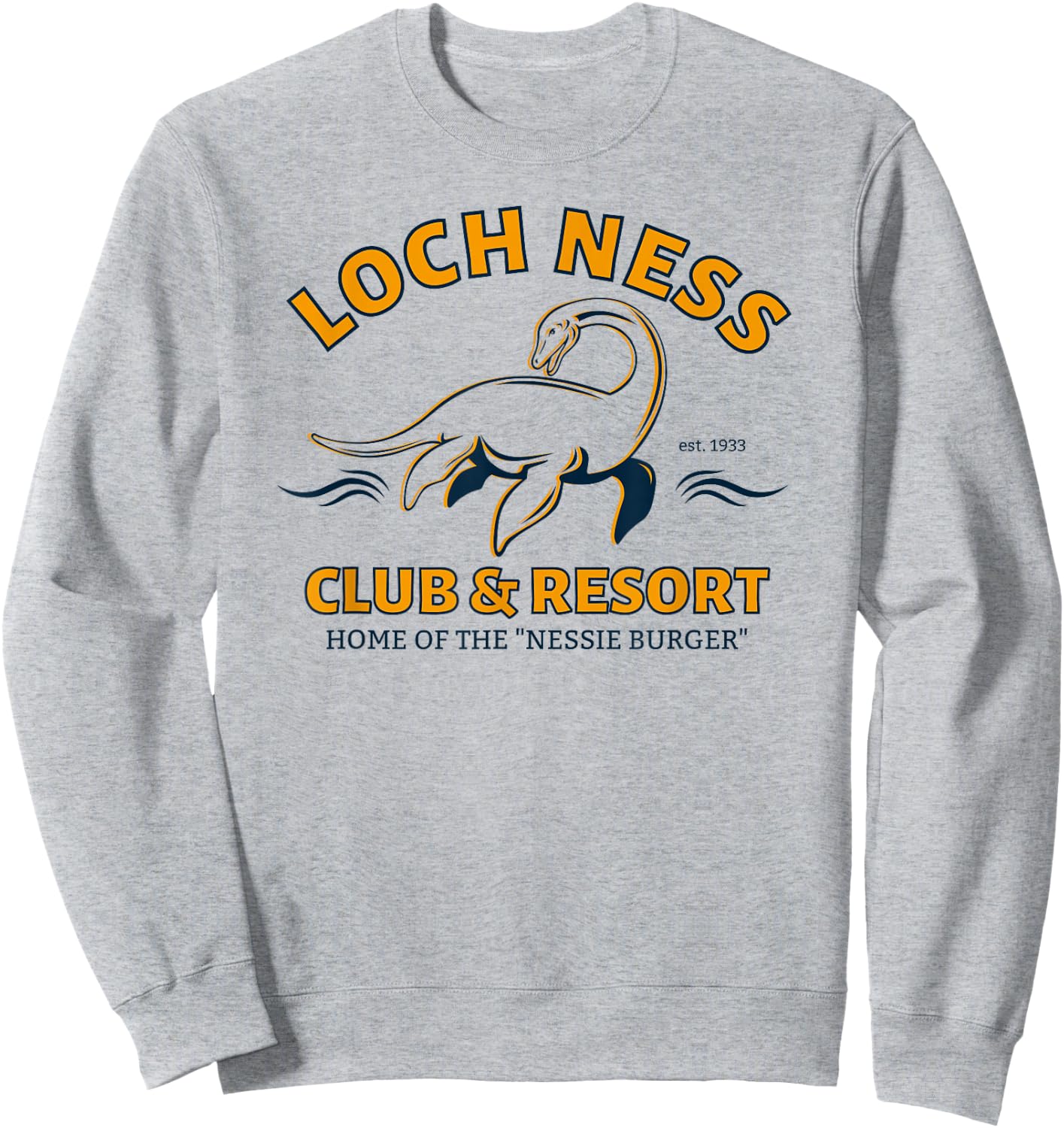 Loch Ness Monster, Club & Resort, Scotland Legends Sweatshirt - Sweatshirt | Ash