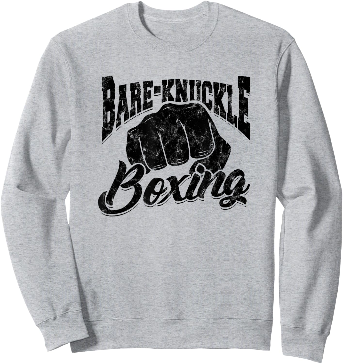 Bare-knuckle boxing - Sport and fitness boxing Sweatshirt - Sweatshirt | Ash