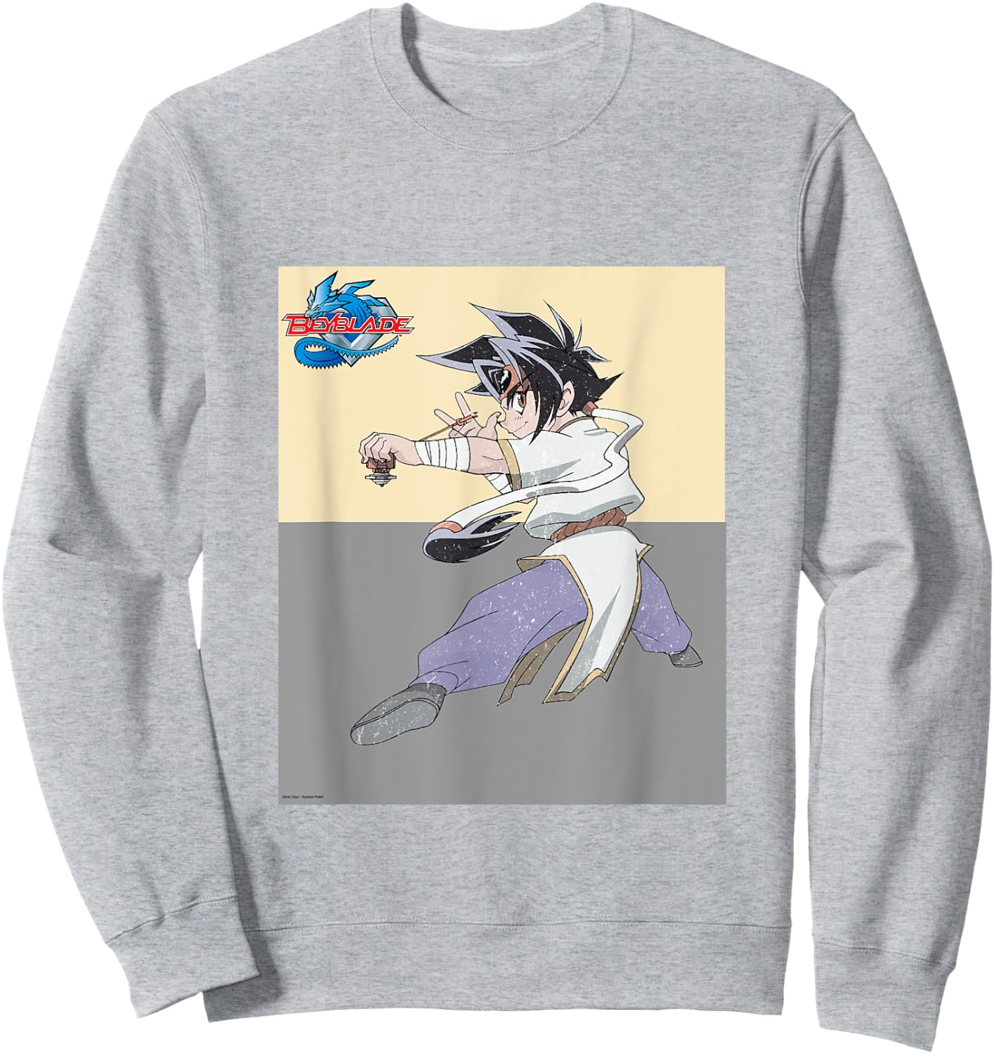 Beyblade Ray Vintage Sweatshirt - Sweatshirt | Ash