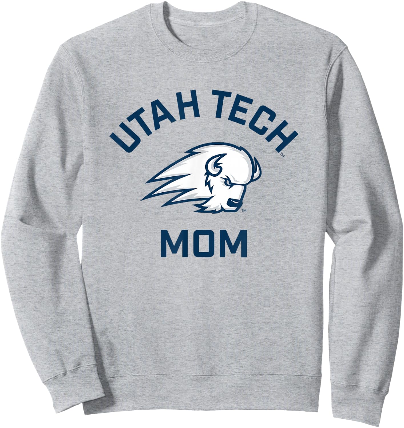 Utah Tech Trailblazers Arched Mom Sweatshirt - Sweatshirt | Ash