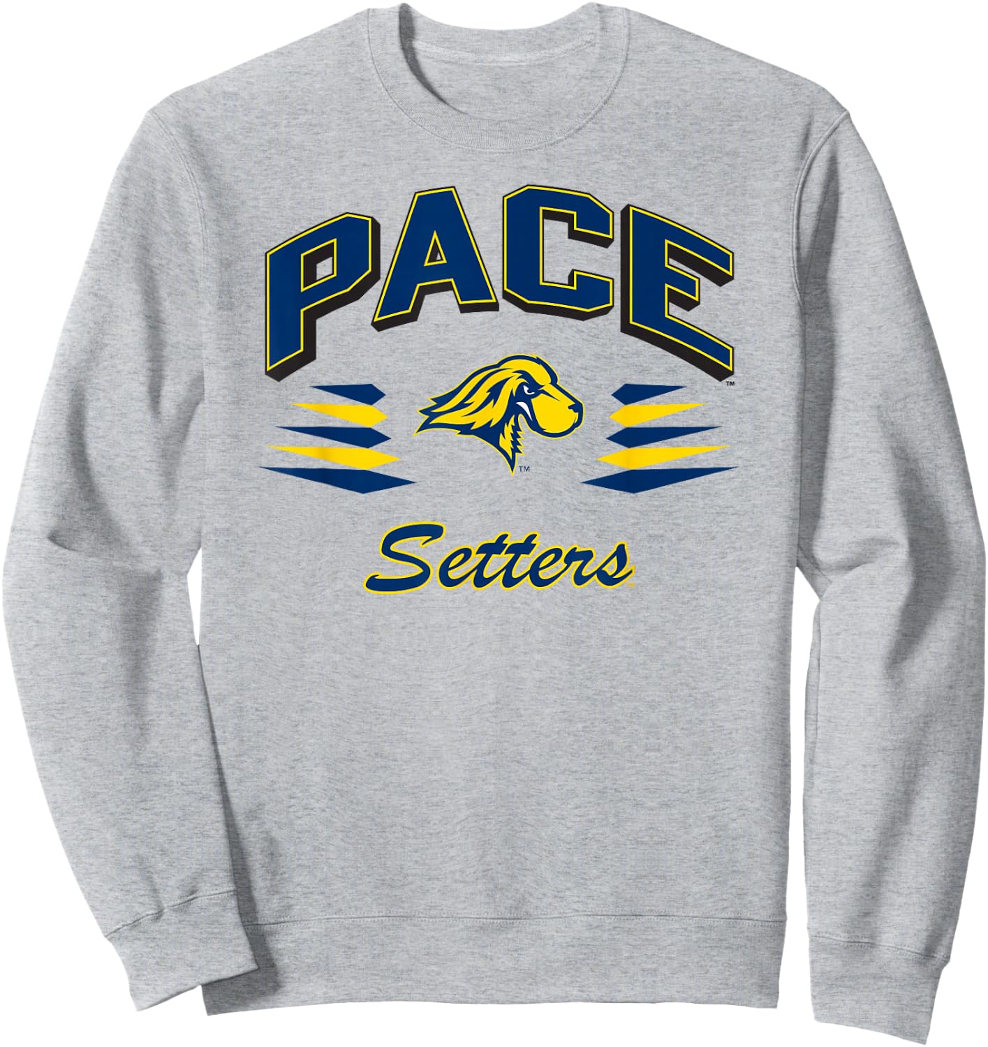 Pace Setters Retro Diamond Gray Officially Licensed Sweatshirt - Sweatshirt | Ash