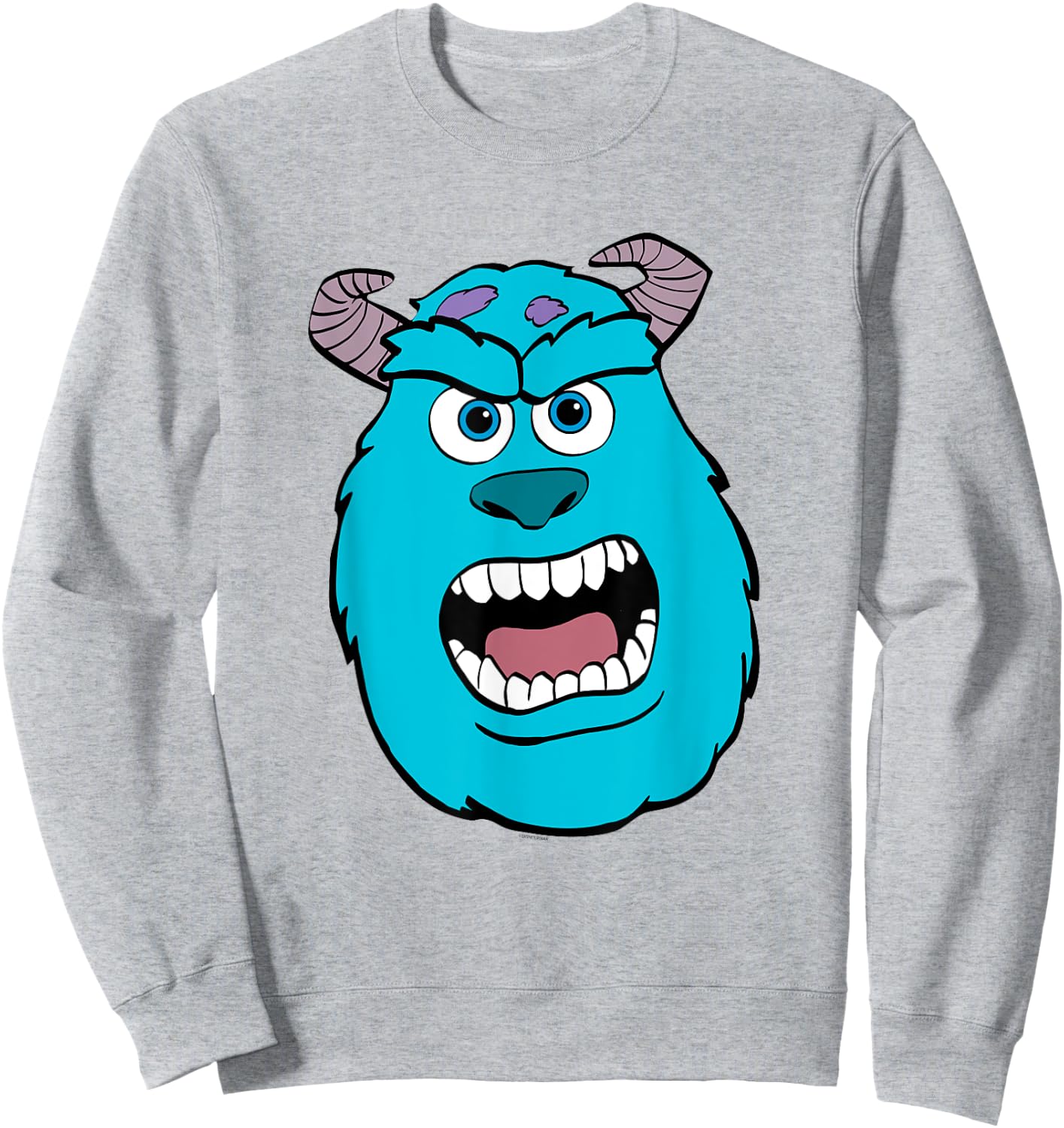 Disney and Pixar’s Monsters, Inc. Sulley Big Face Costume Sweatshirt - Sweatshirt | Ash