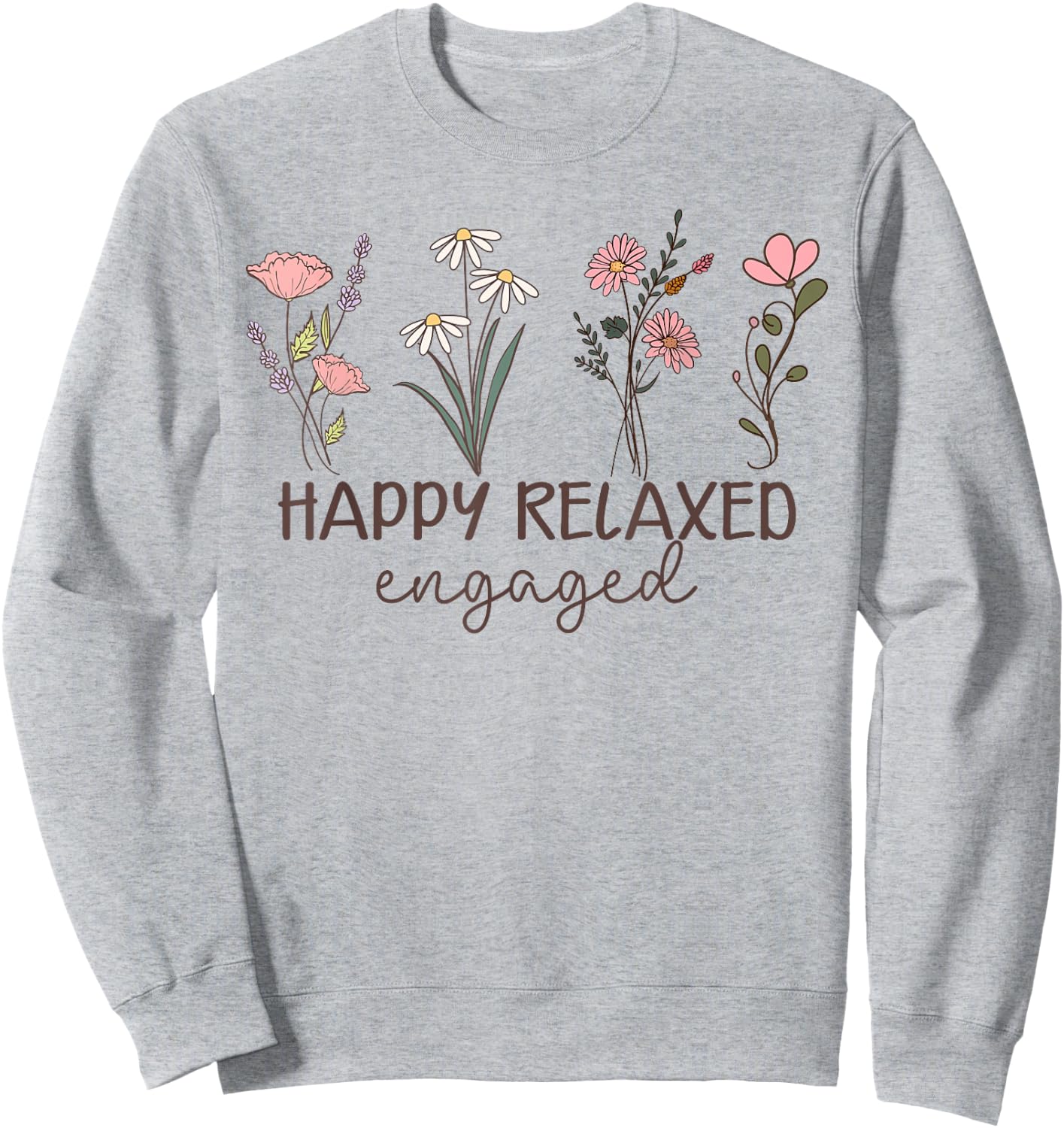 ABA Behavior Teacher Groovy Men Women Sweatshirt - Sweatshirt | Ash