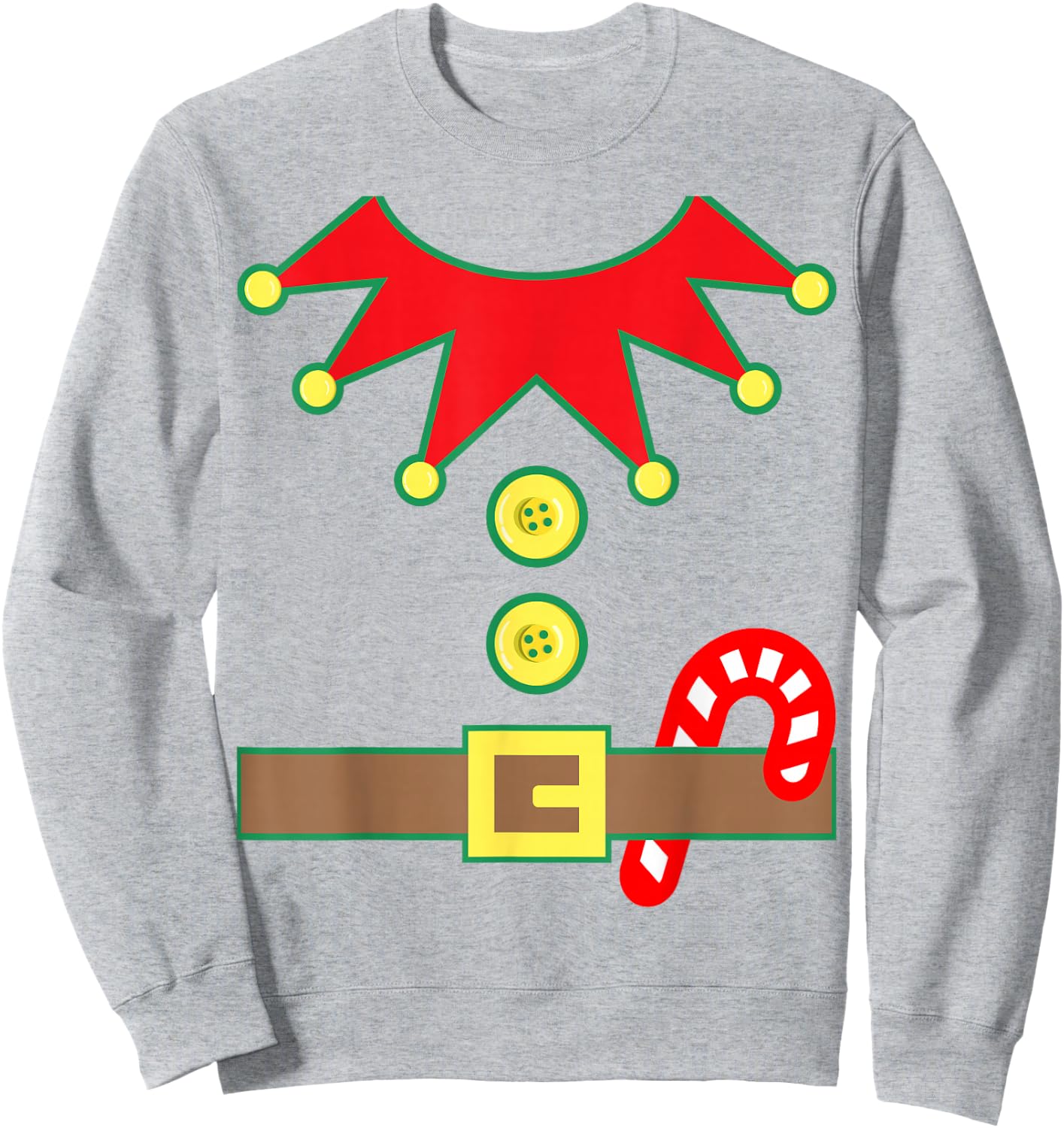 Halloween Elf Costume for Kids Men & Women Sweatshirt - Sweatshirt | Ash