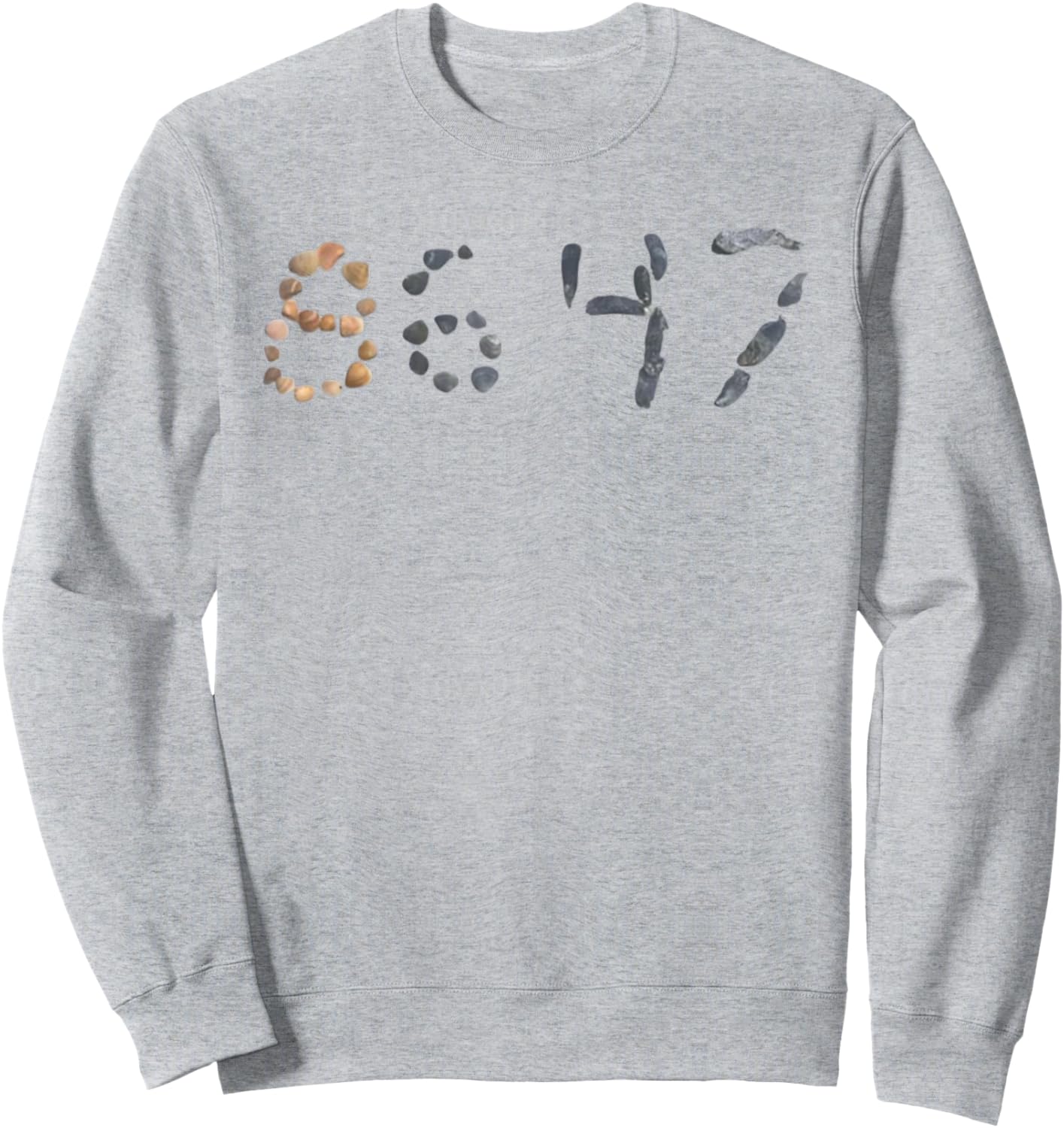 86 47 8647 Seashells Sea Shells Summer Beach Sweatshirt - Sweatshirt | Ash