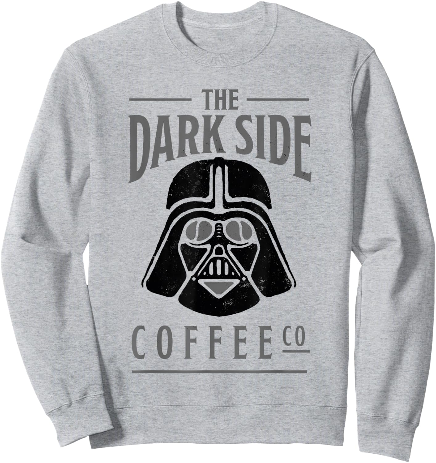 Star Wars Classic The Dark Side Coffee Co. Darth Vader Retro Sweatshirt - Sweatshirt | Ash