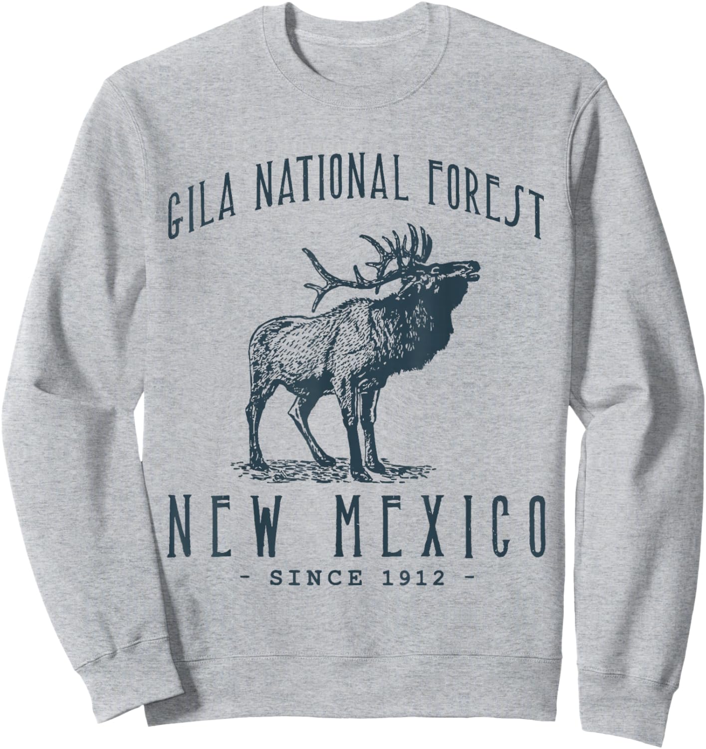 Gila National Forest Elk Hunting in New Mexico Sweatshirt - Sweatshirt | Ash