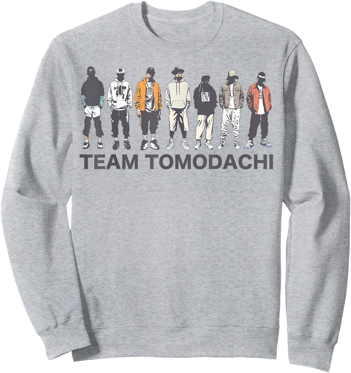 TMTDCHI - Team Tomodachi Collection - Modern Urban Style Sweatshirt - Sweatshirt | Ash