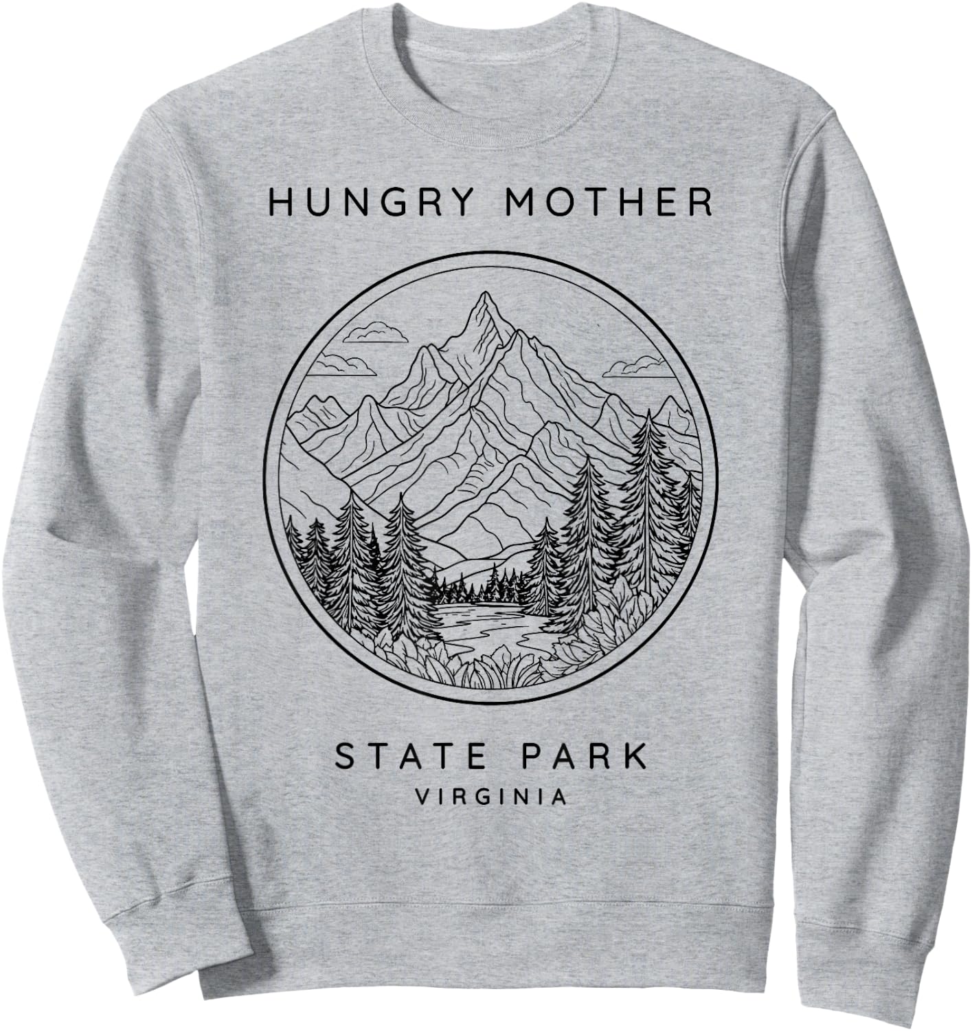 Hungry Mother State Park Vintage Sweatshirt - Sweatshirt | Ash