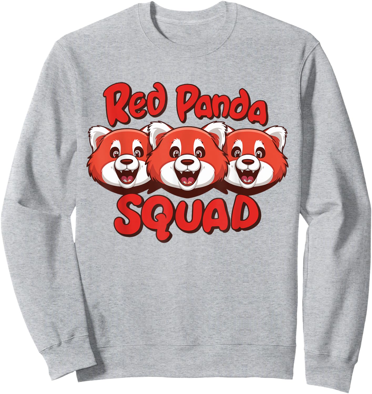 Red Panda Squad Red Panda Lover Shirt Cool Red Panda Sweatshirt - Sweatshirt | Ash