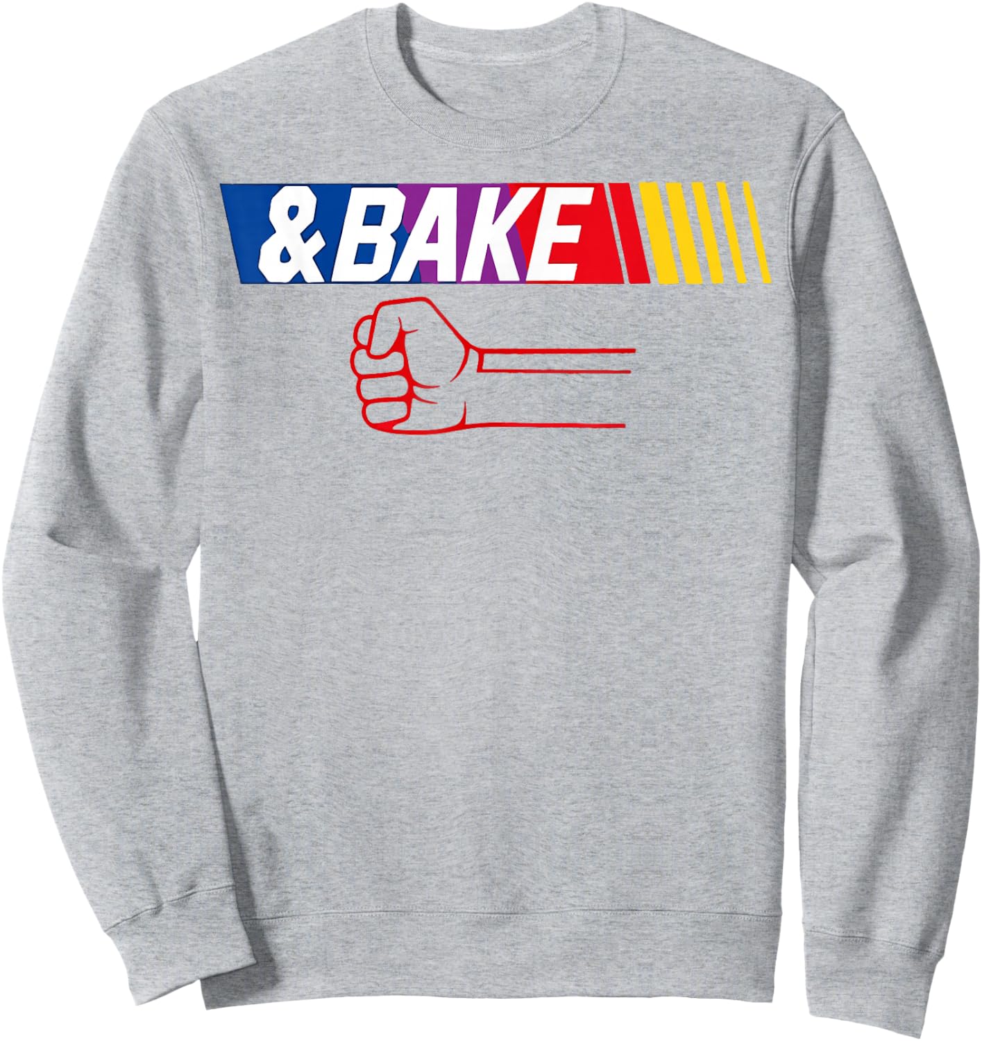 Dad Kid Matching Shake and Bake, Bake Sweatshirt - Sweatshirt | Ash
