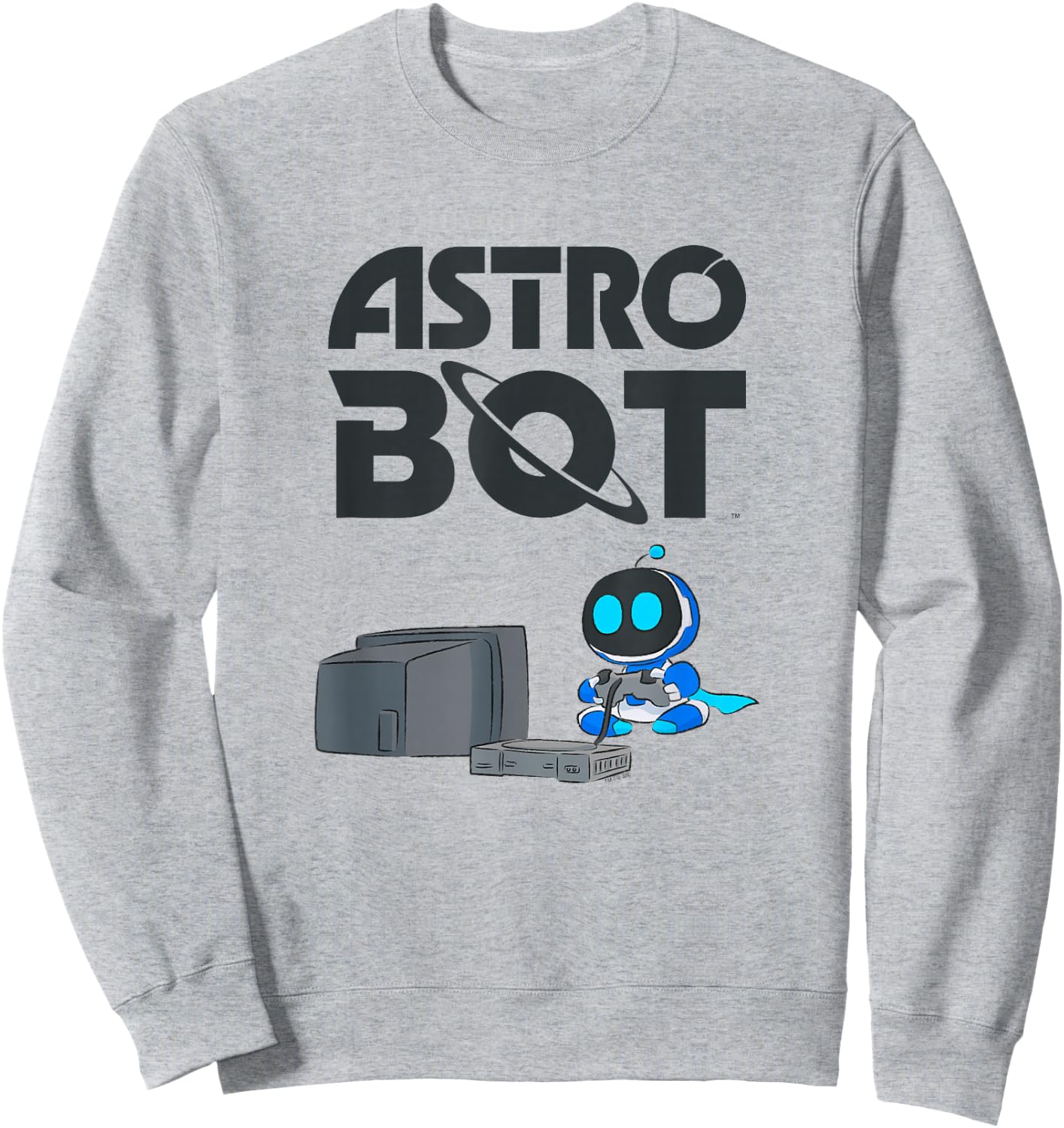 Astro Bot Rescue Mission Classic Sony PlayStation Gaming Sweatshirt - Sweatshirt | Ash