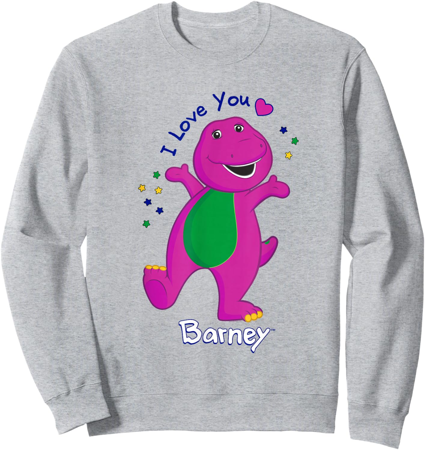 Barney - I Love You Sweatshirt - Sweatshirt | Ash